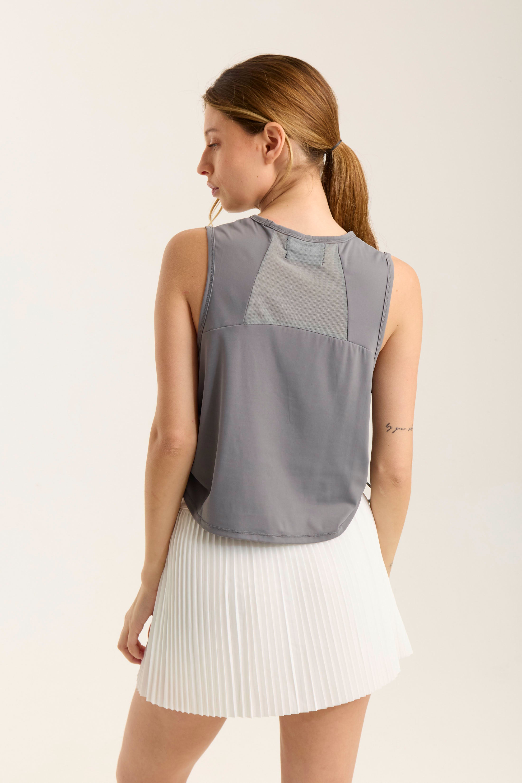 Musculosa Ignite - PureSkin® - Gris Ceniza