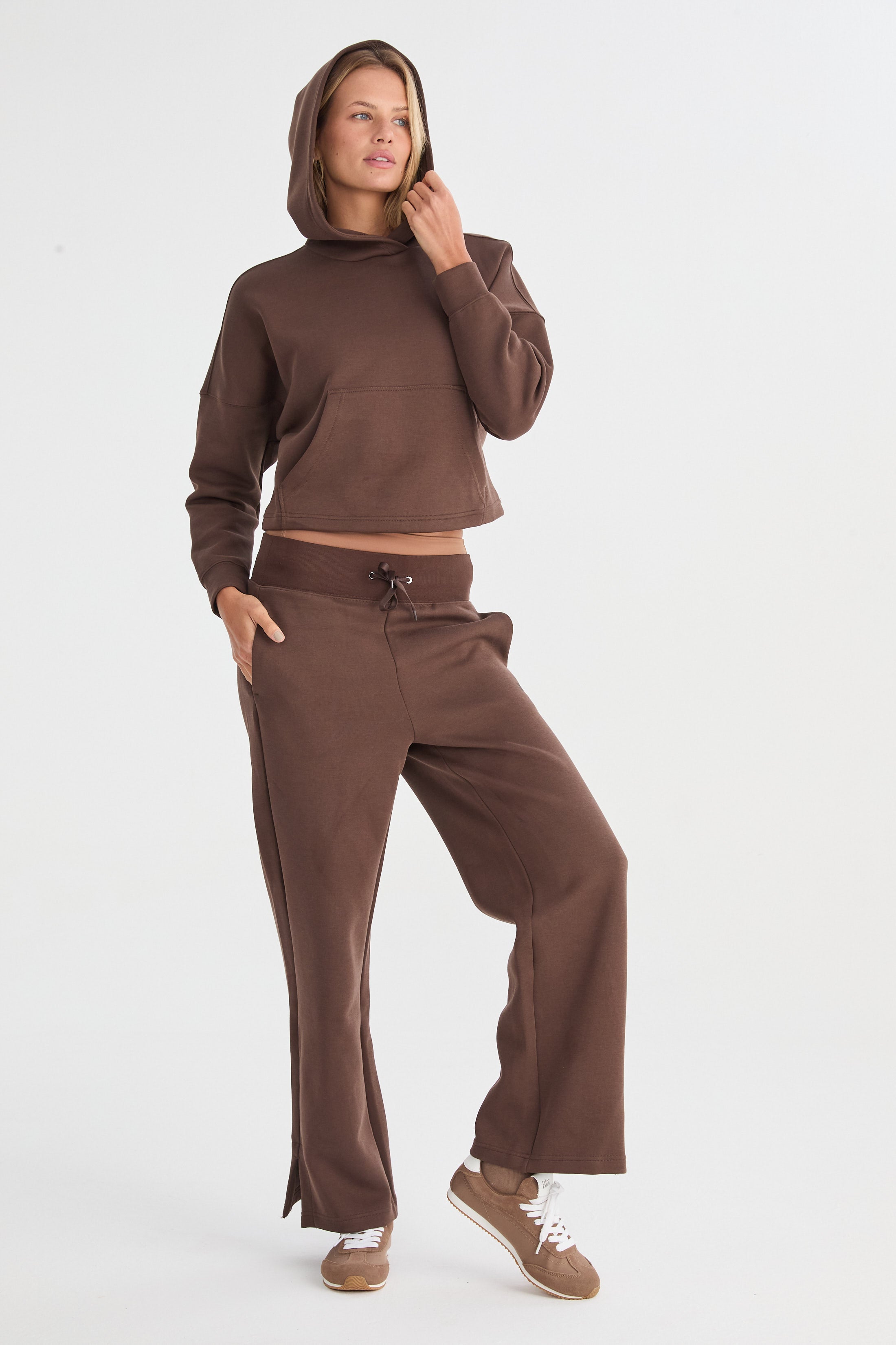 Buzo con Capucha Iskra - TechKnit® - Expresso
