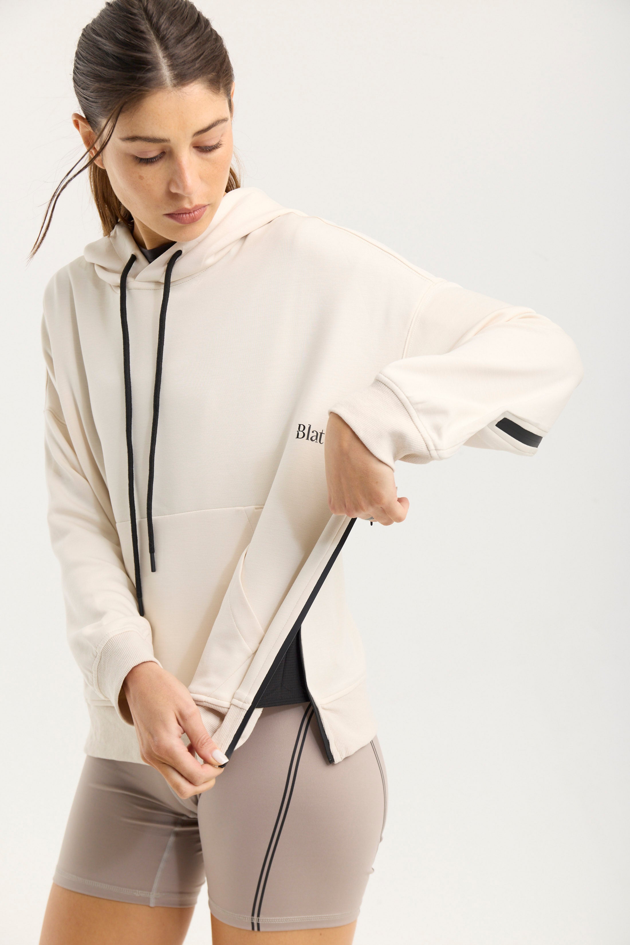 Jumper Alder Con Cierre - TechKnit® - Off White