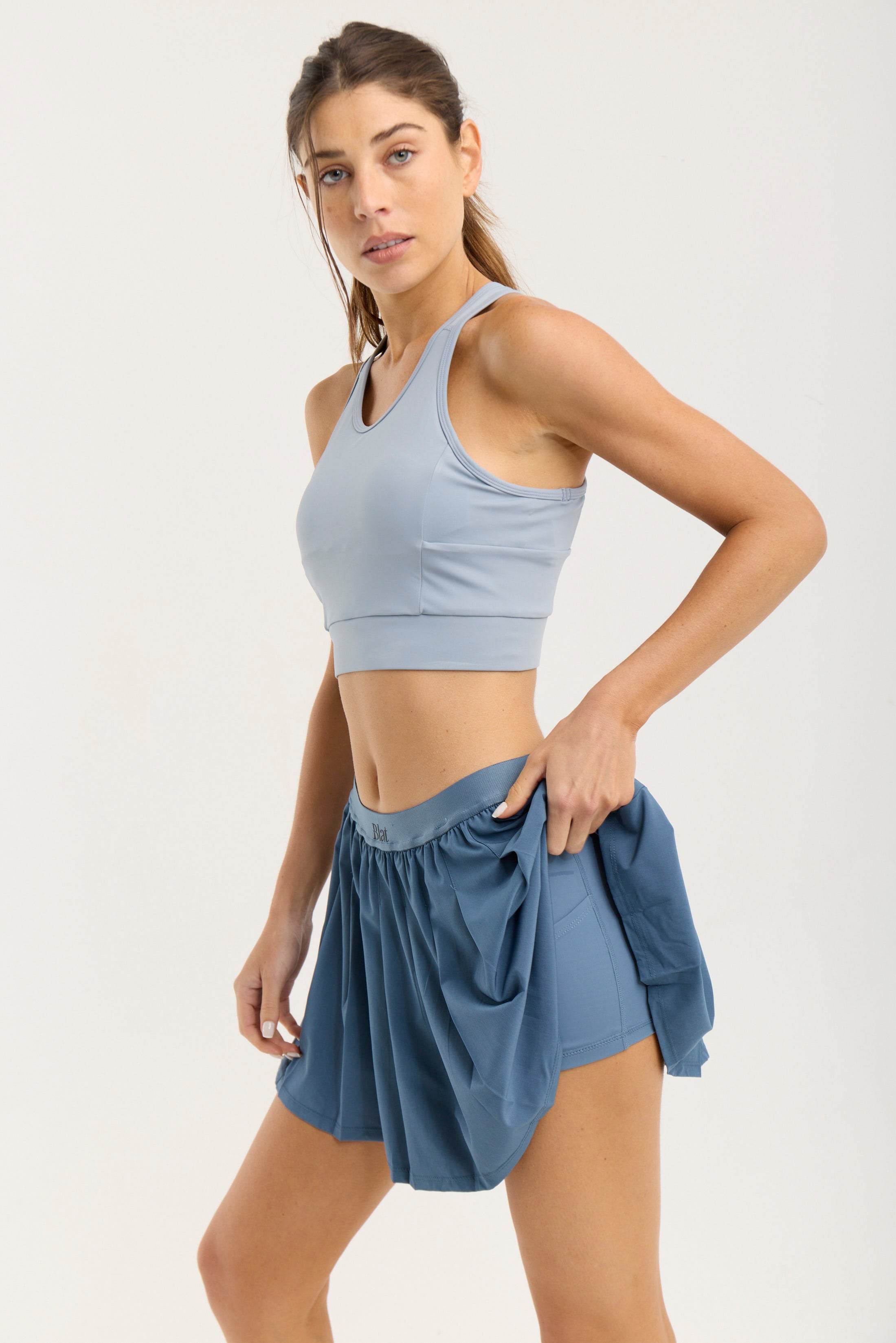 Pollera Cyclone - TechKnit® - Azul Petroleo