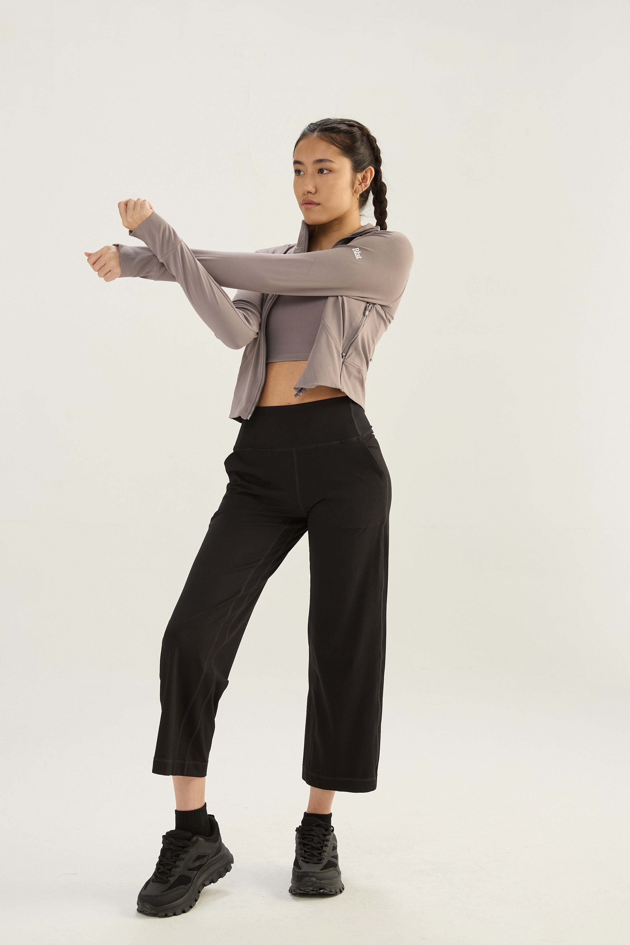 Pantalón Contour - SleekRib® - Negro