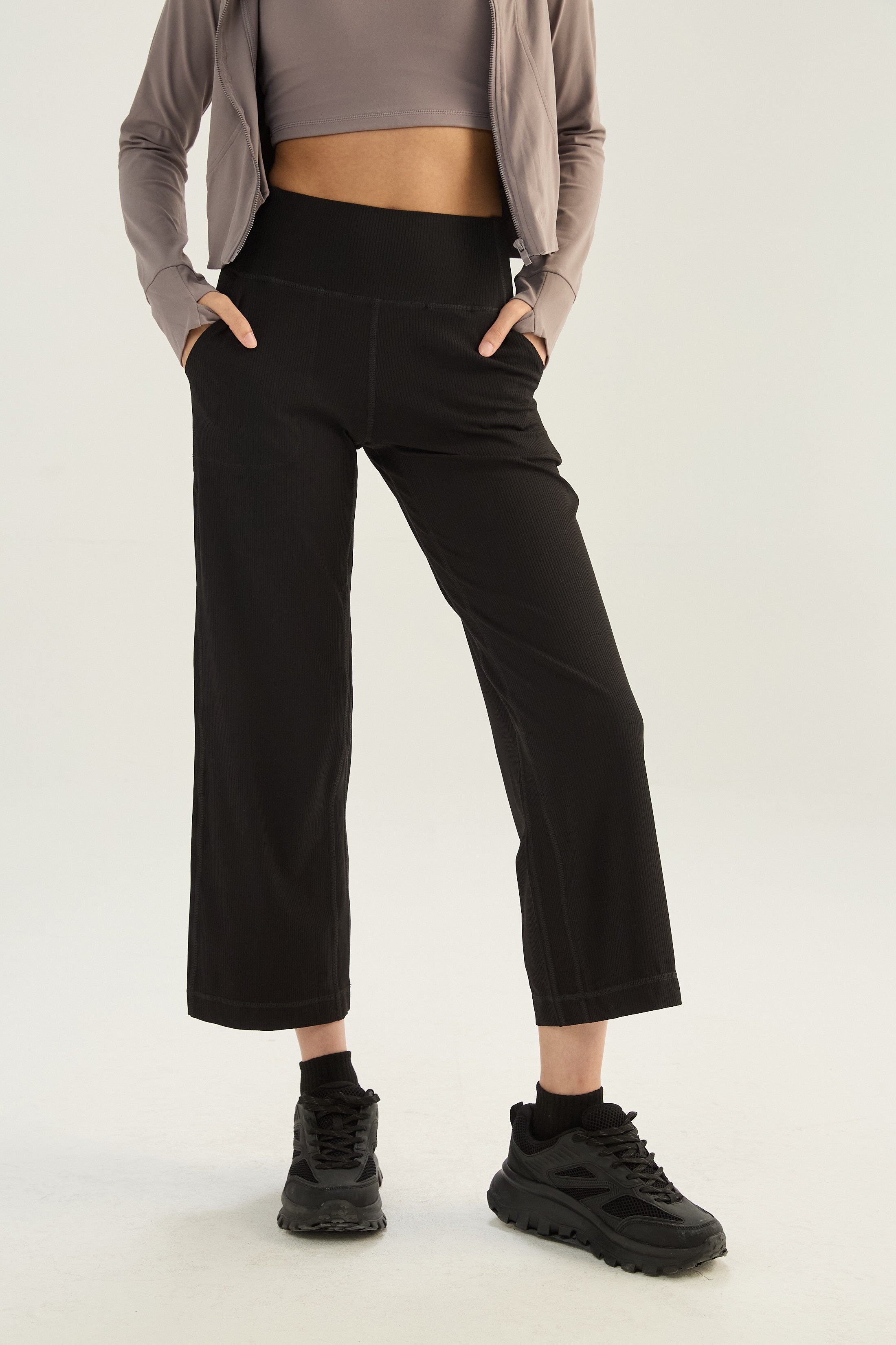 Pantalón Contour - SleekRib® - Negro