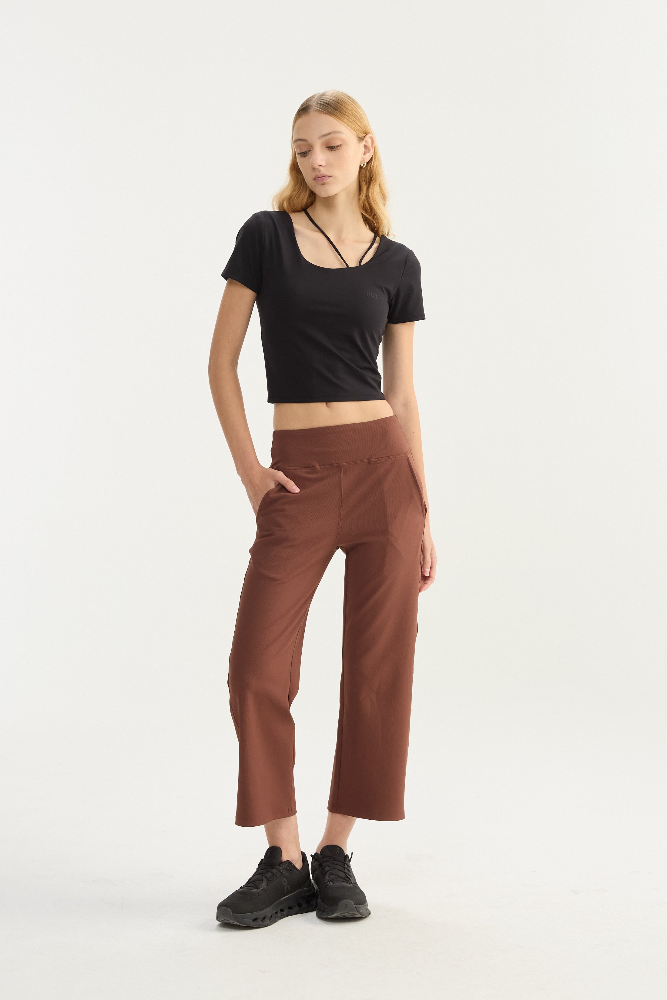 Top Manga Corta Vortex - PureSkin® - Negro