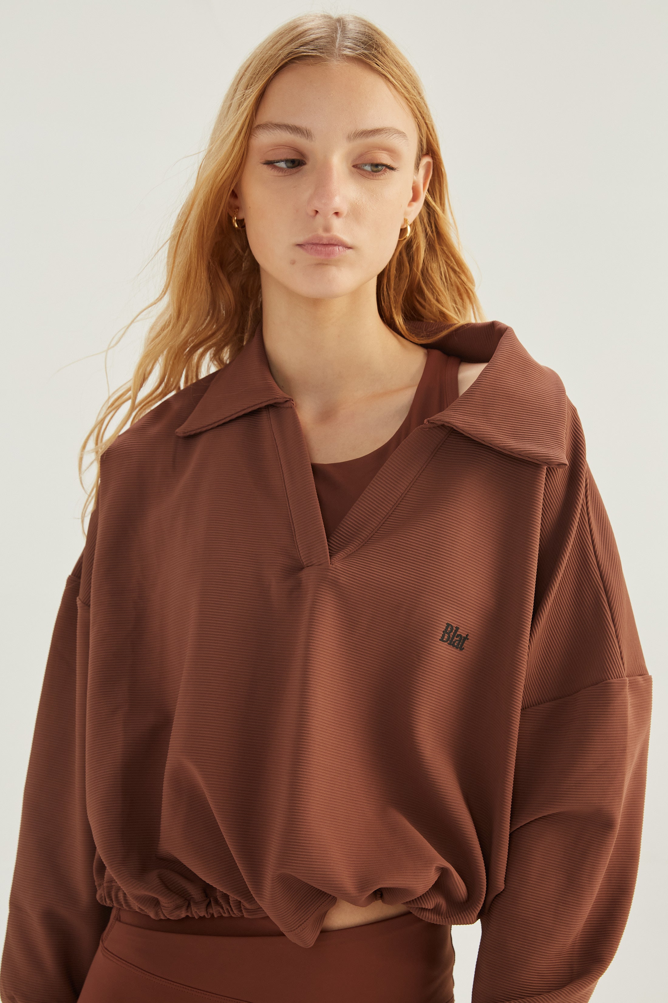 Buzo Jumper Armony - SleekRib® - Chocolate