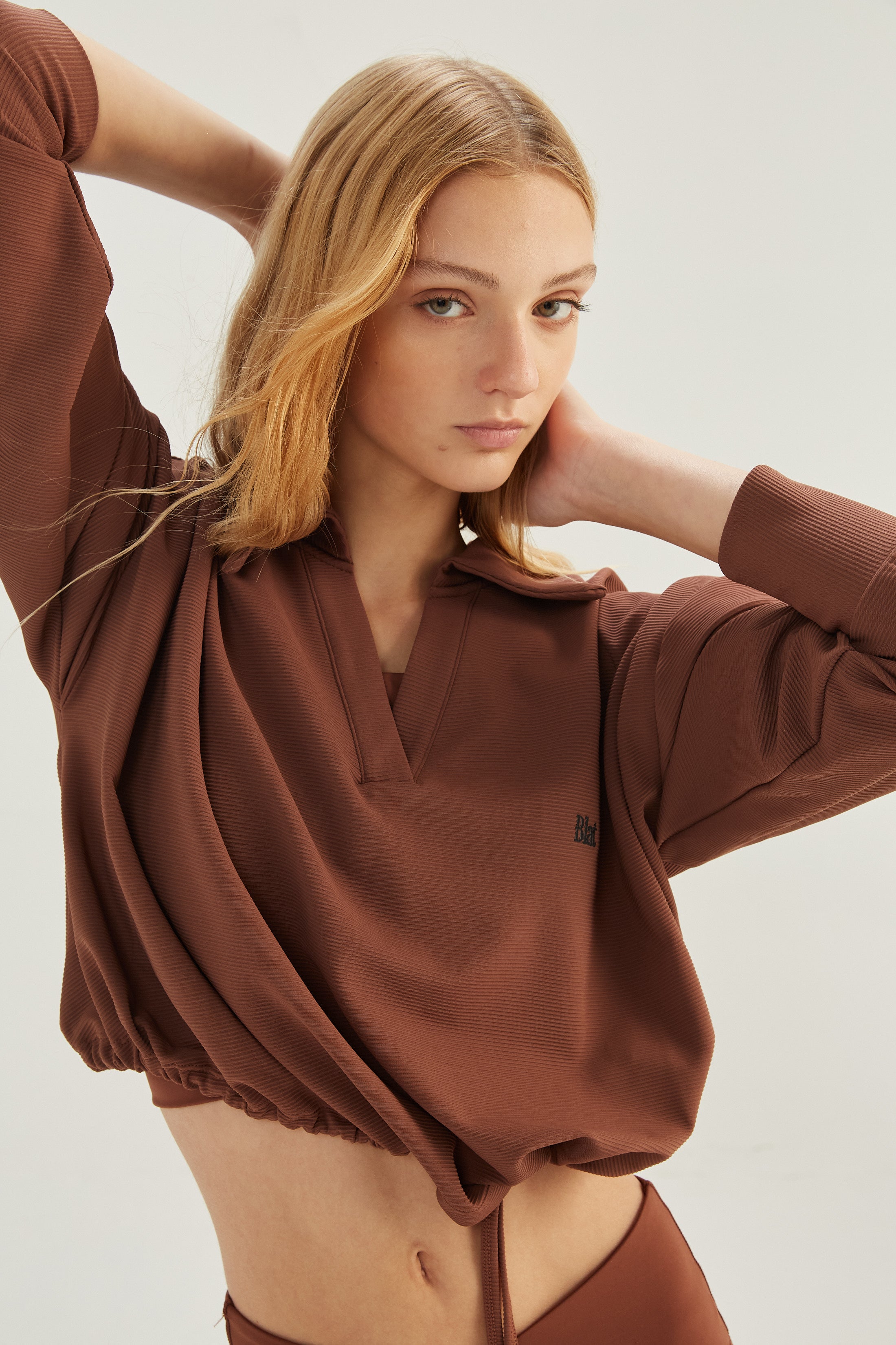 Buzo Jumper Armony - SleekRib® - Chocolate