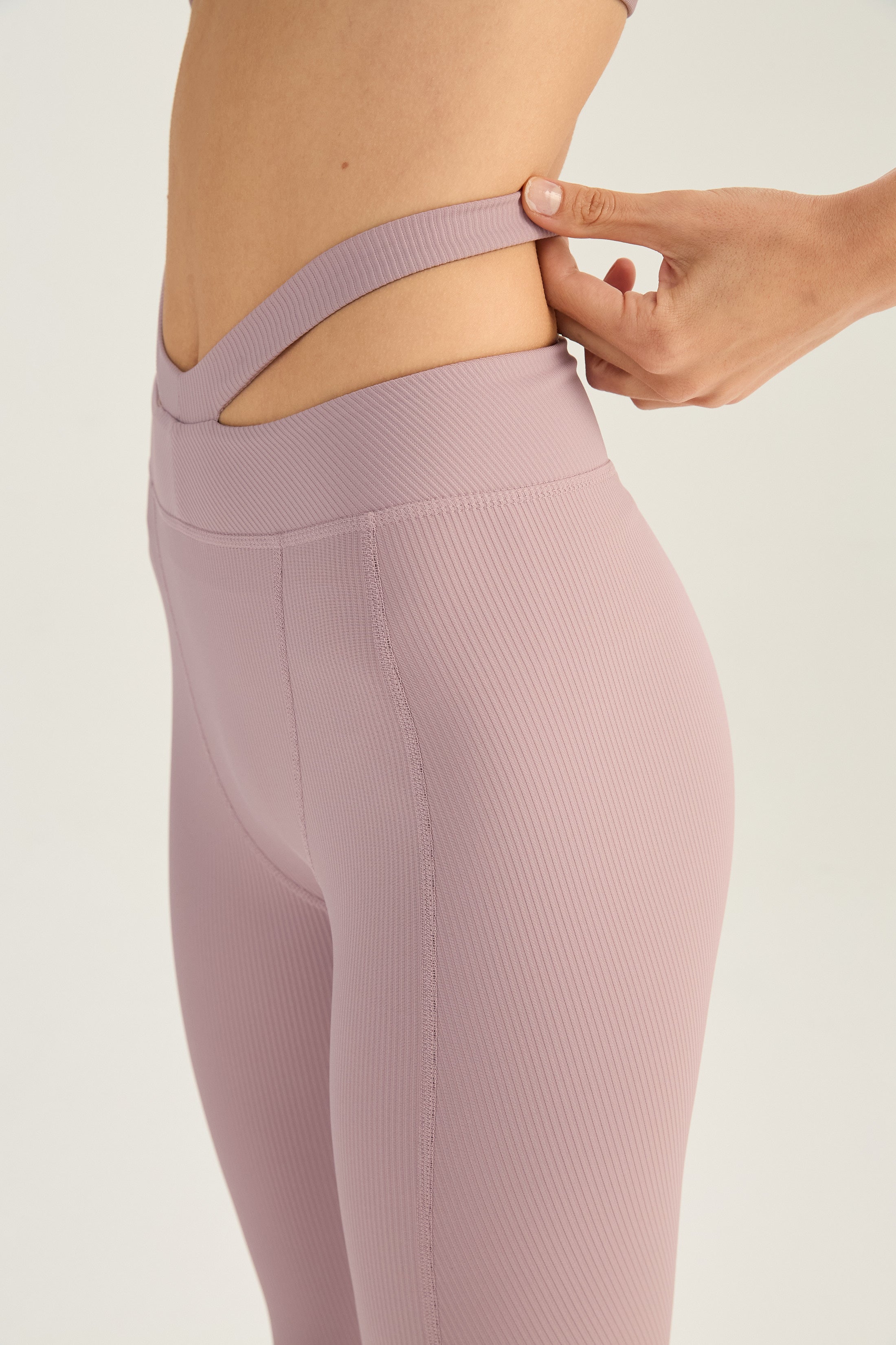 Calza Sculpt - SleekRib® - Lavanda