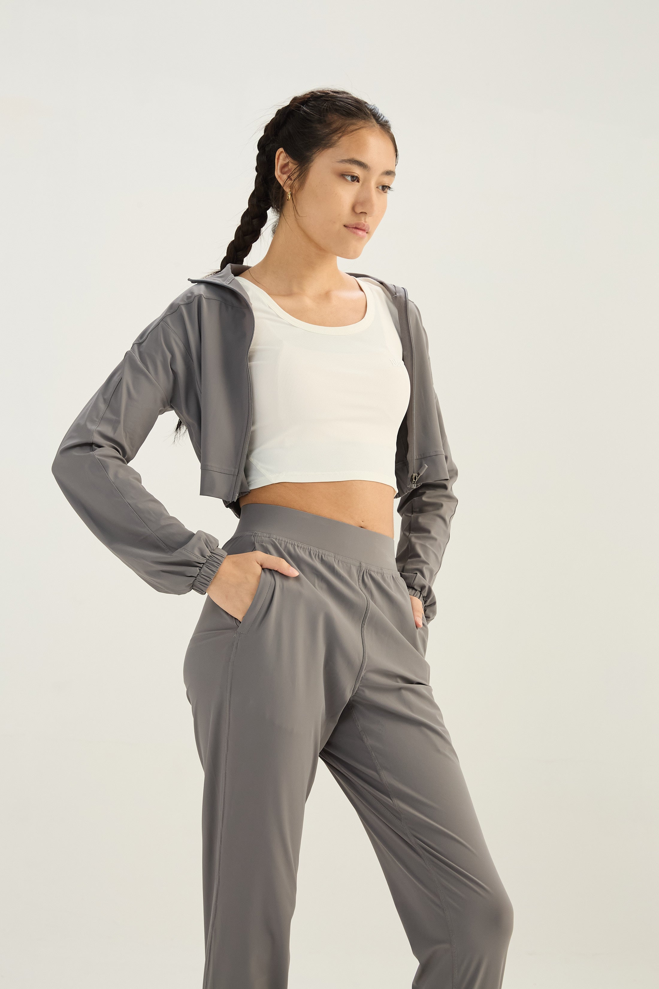 Top Manga Corta Sway - SleekRib® - Blanco