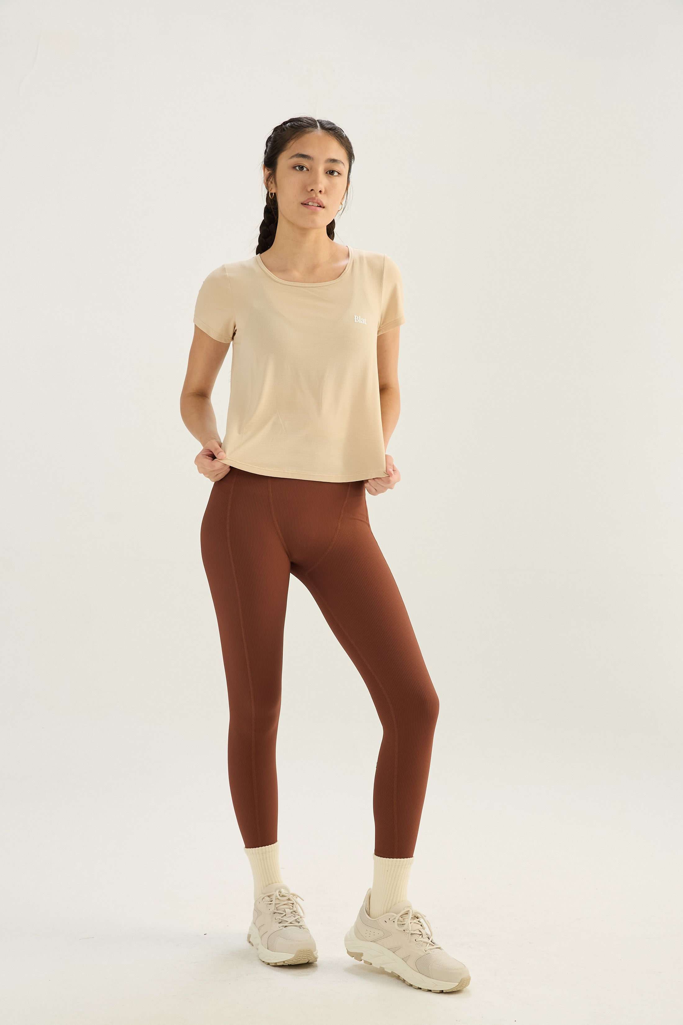 Remera X Back - Marfil