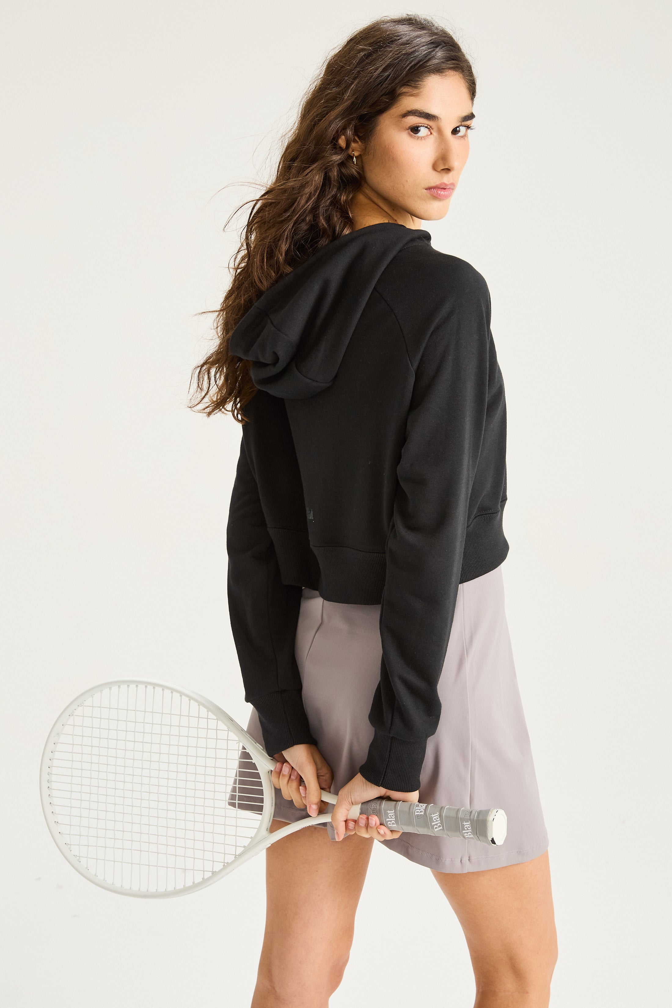 Buzo Jumper Corto Stride - Negro