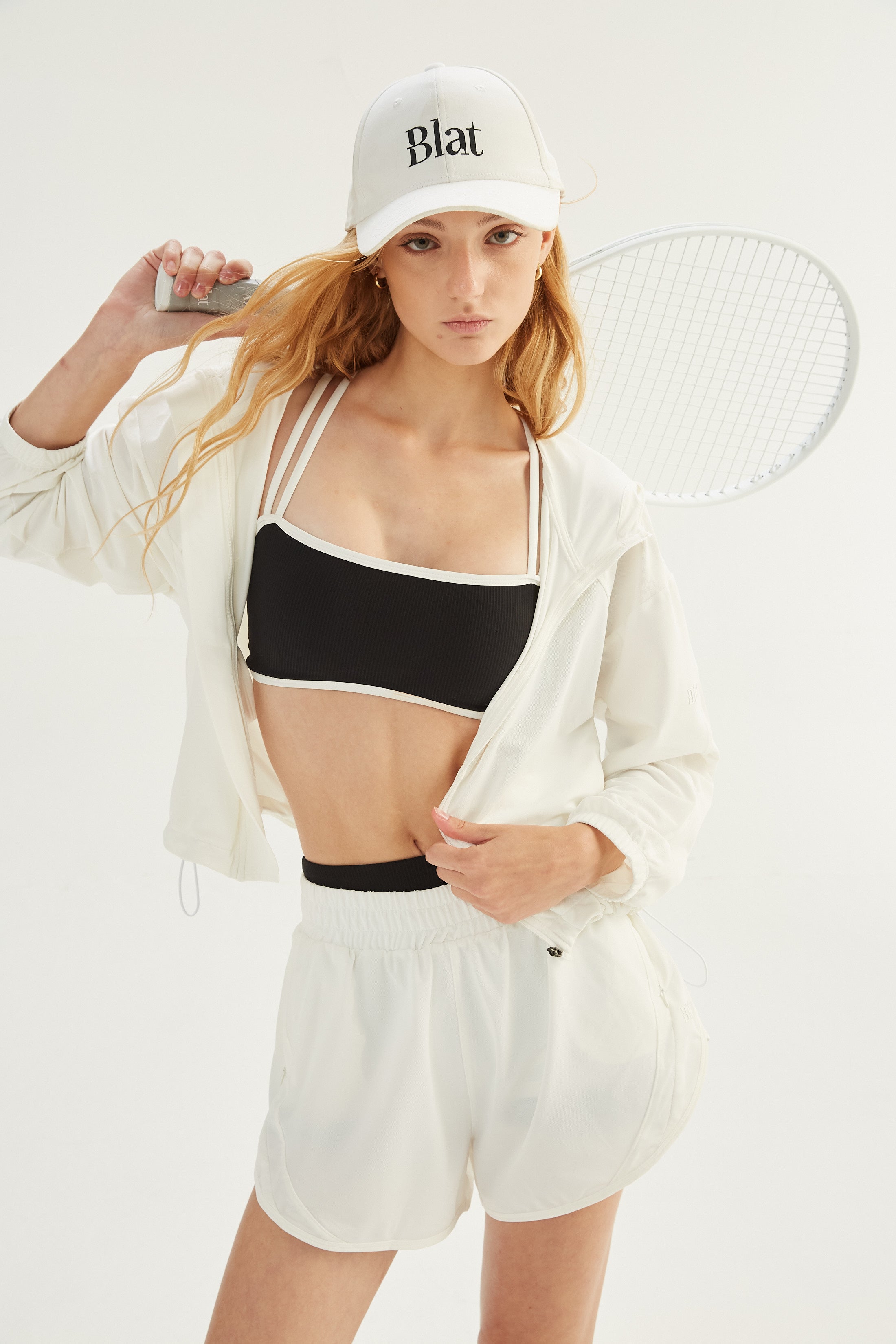 Campera Corta Motion - TechKnit® - Blanco