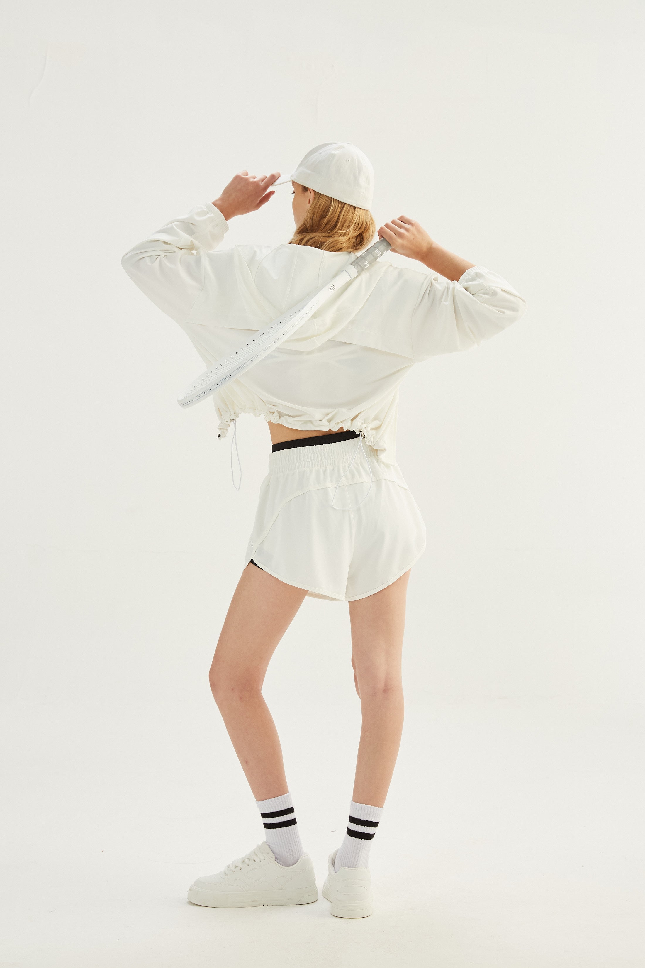 Campera Corta Motion - TechKnit® - Blanco