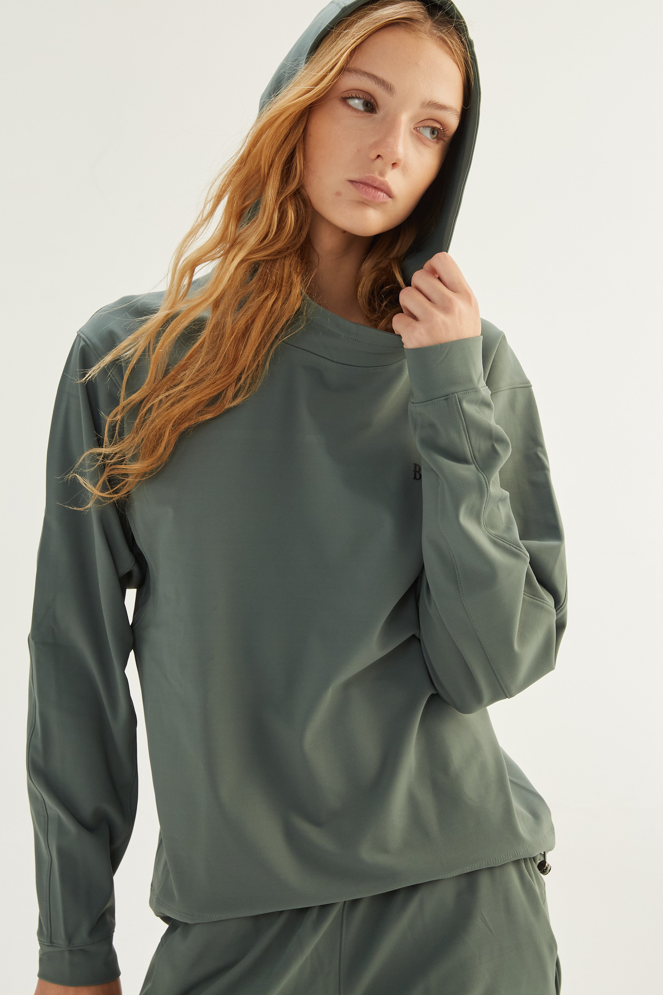 Buzo Jumper con Capucha Airborne - TechKnit® - Laurel