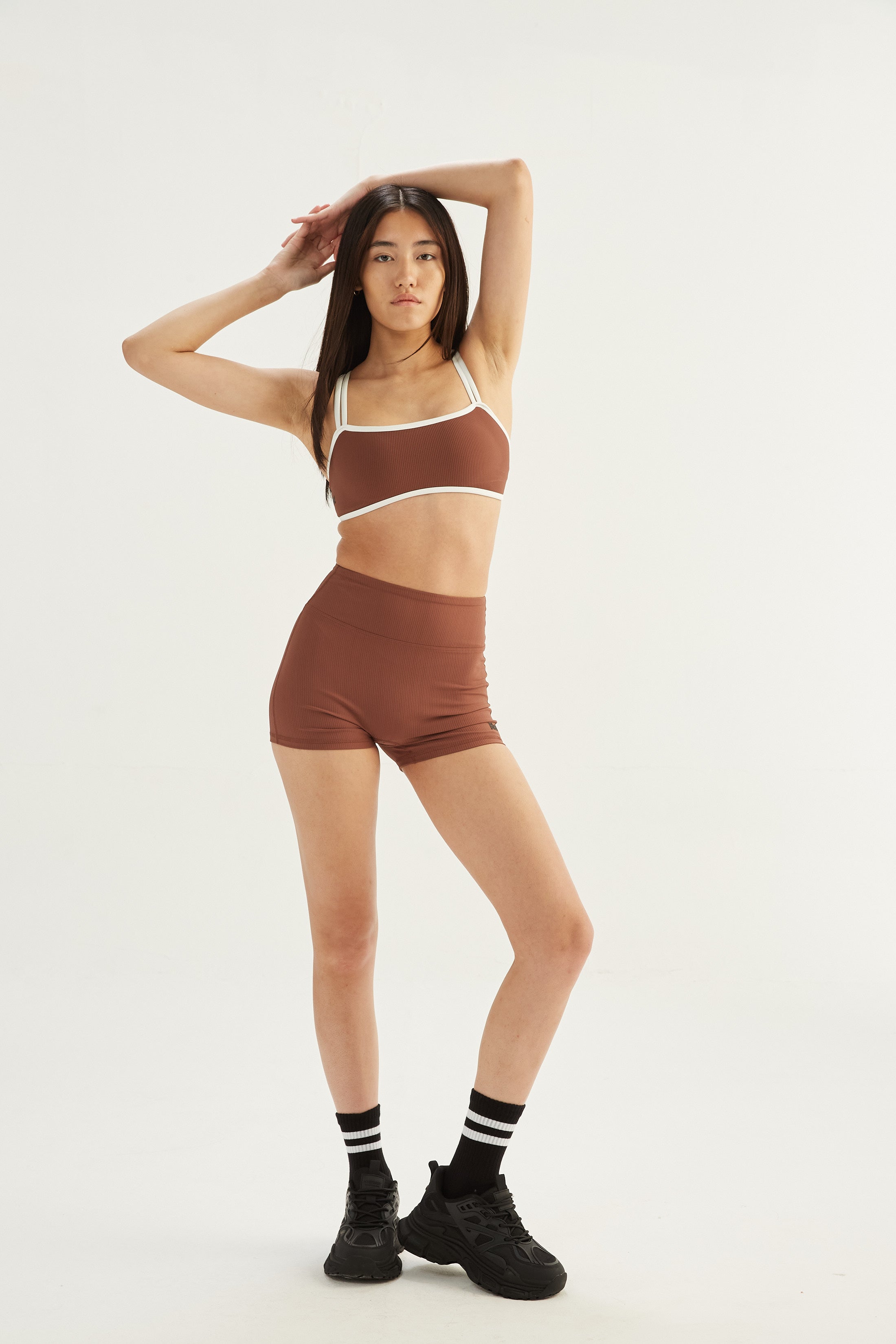 Top Active Combinado - SleekRib® - Chocolate