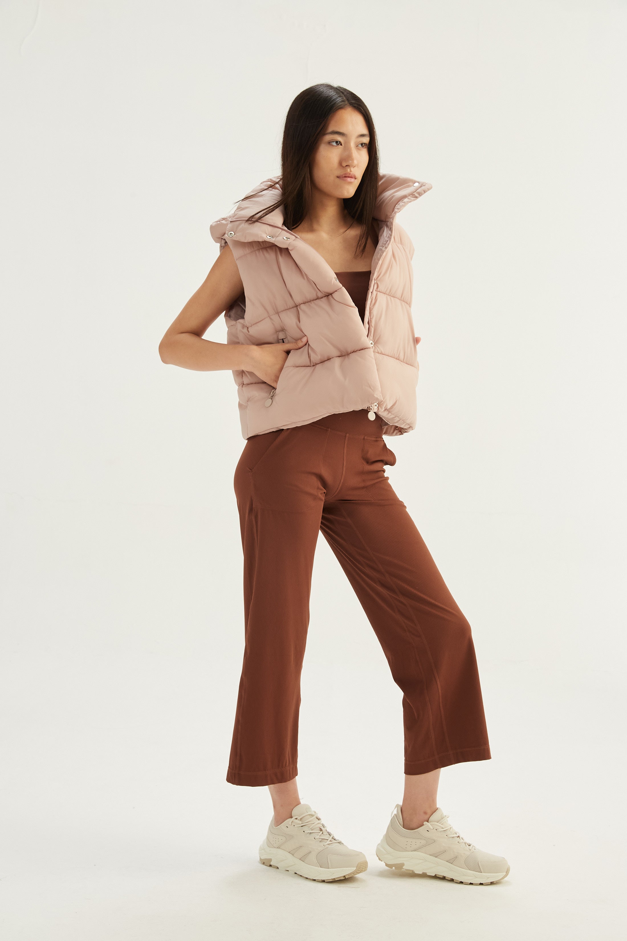 Pantalón Contour - SleekRib® - Chocolate