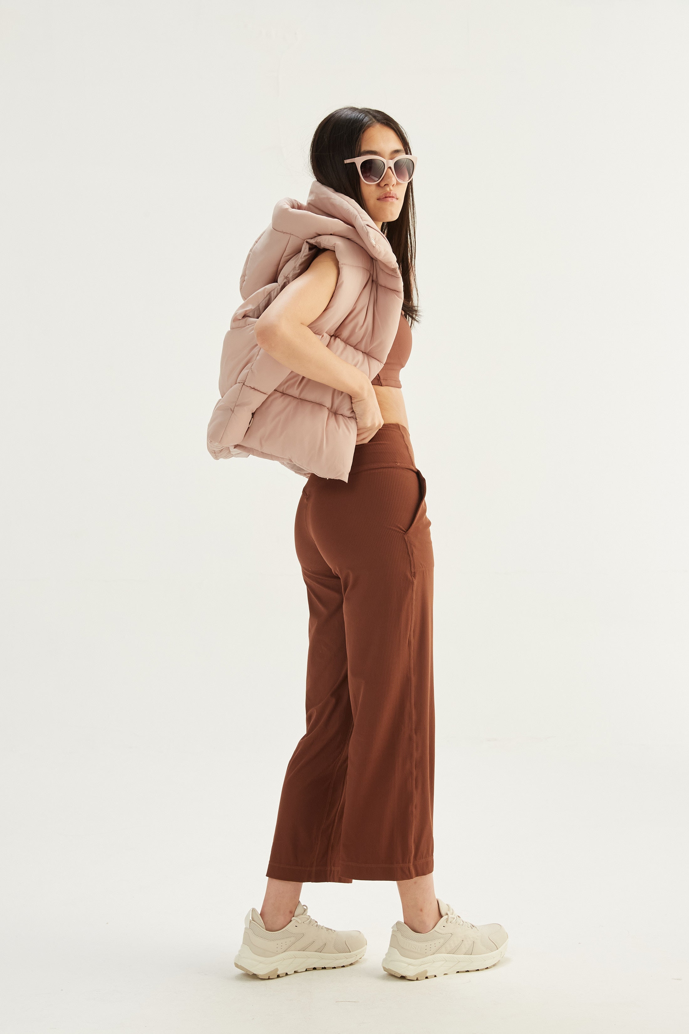 Pantalón Contour - SleekRib® - Chocolate