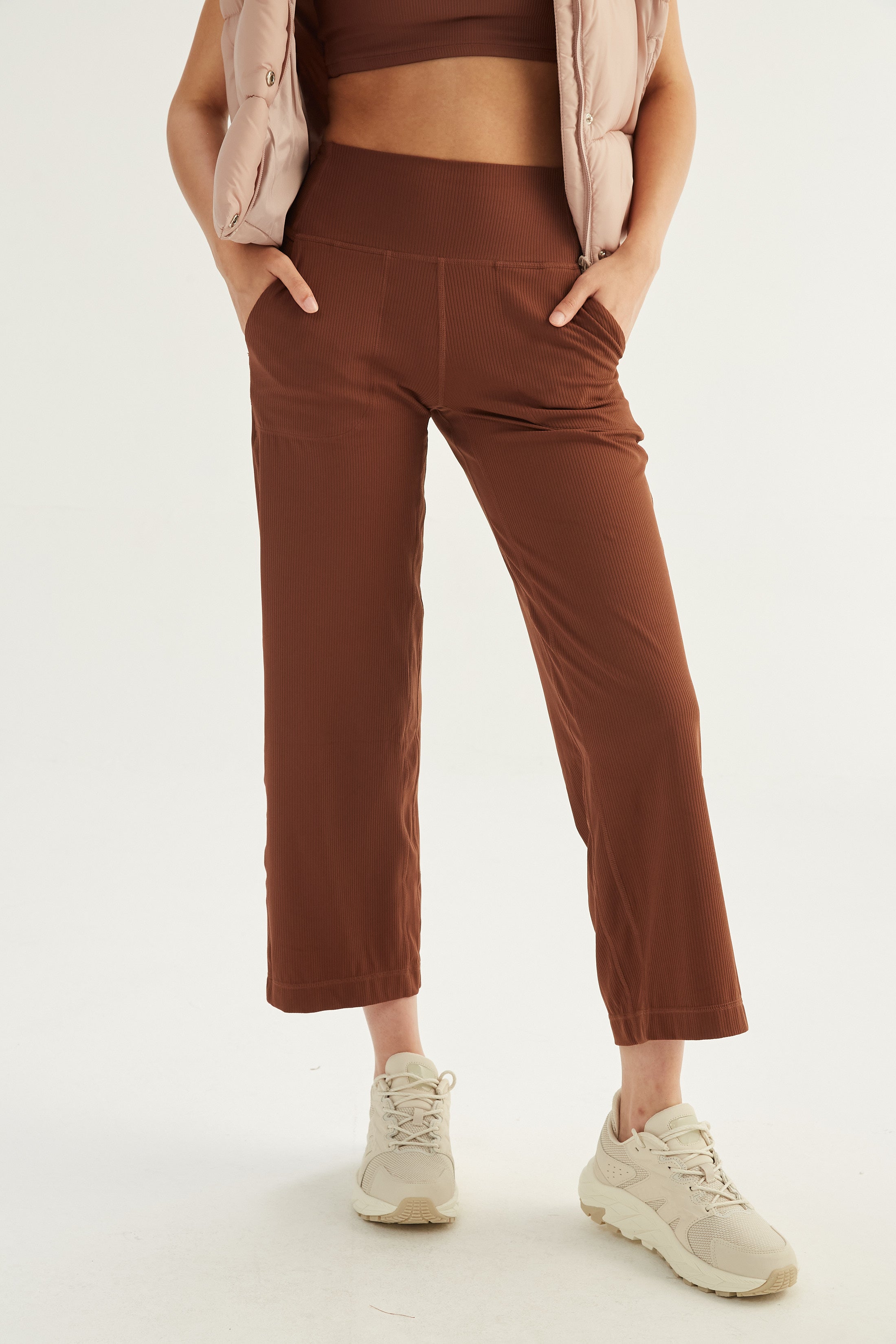 Pantalón Contour - SleekRib® - Chocolate