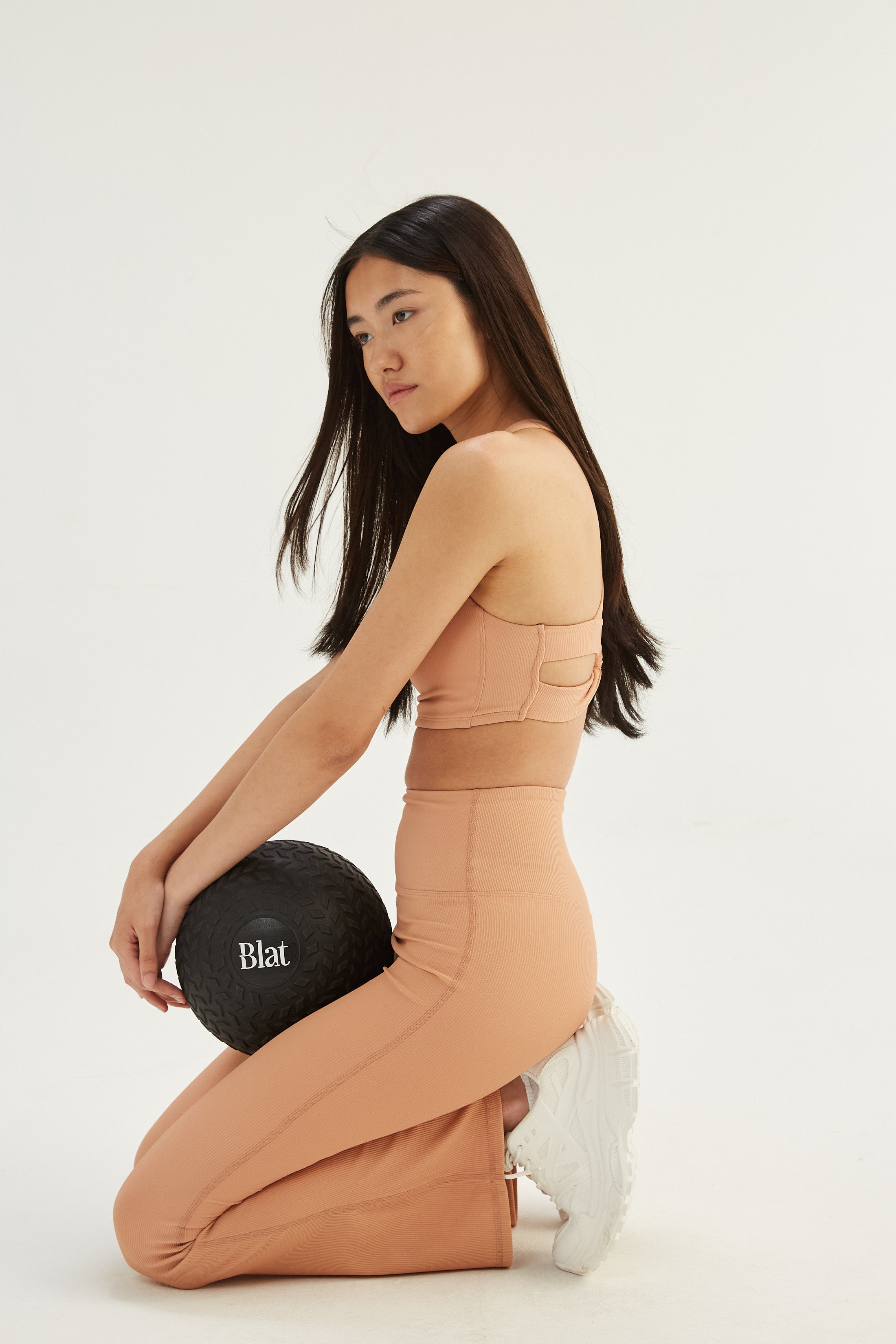 Top Armony Cruzado - SleekRib® - Nude