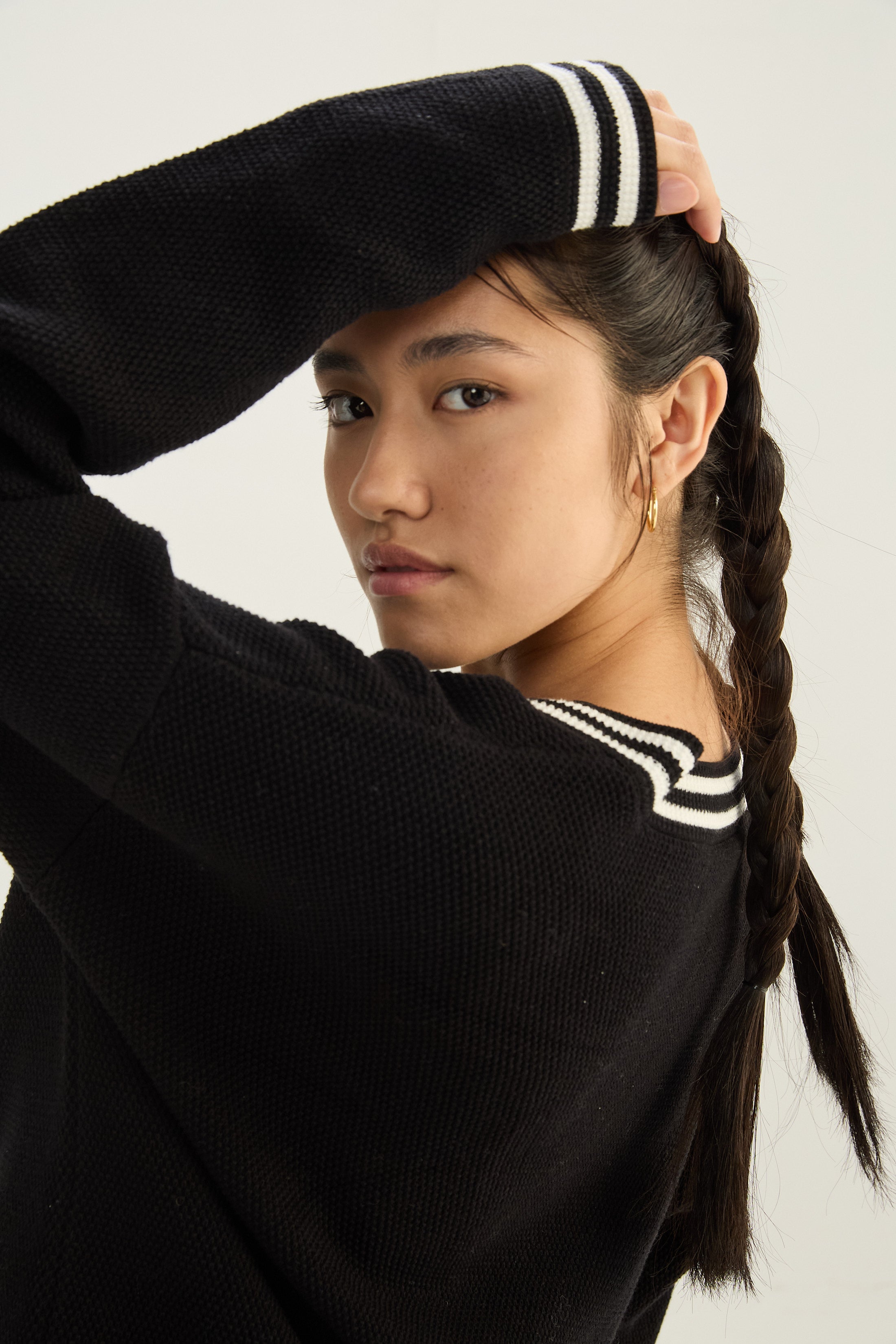 Cardigan Poise - Negro