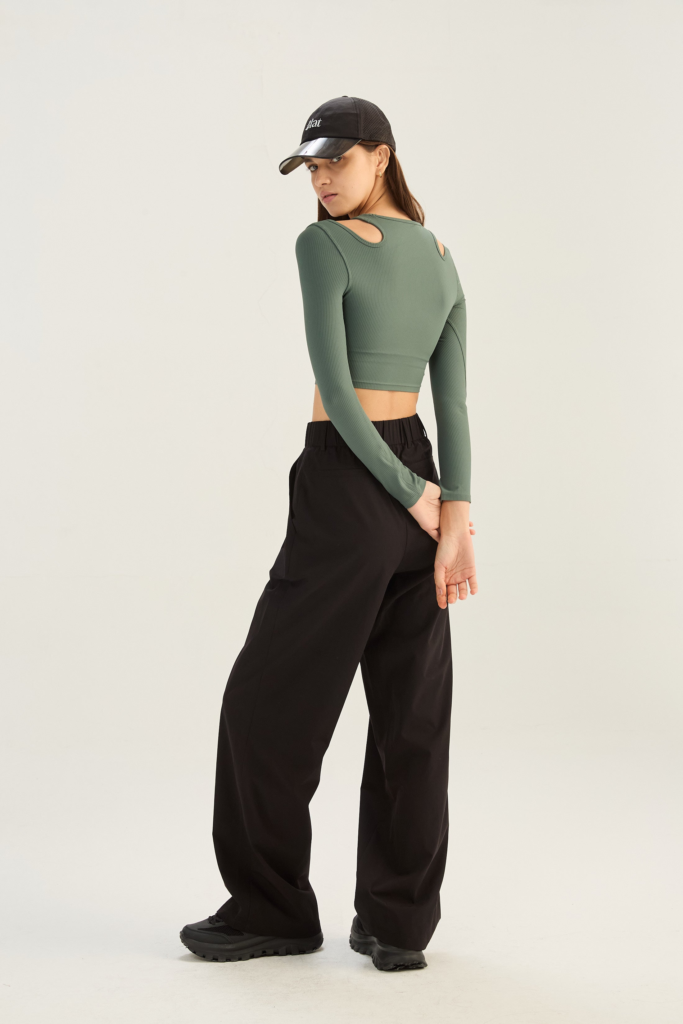 Top Manga Larga Contour - SleekRib® - Laurel