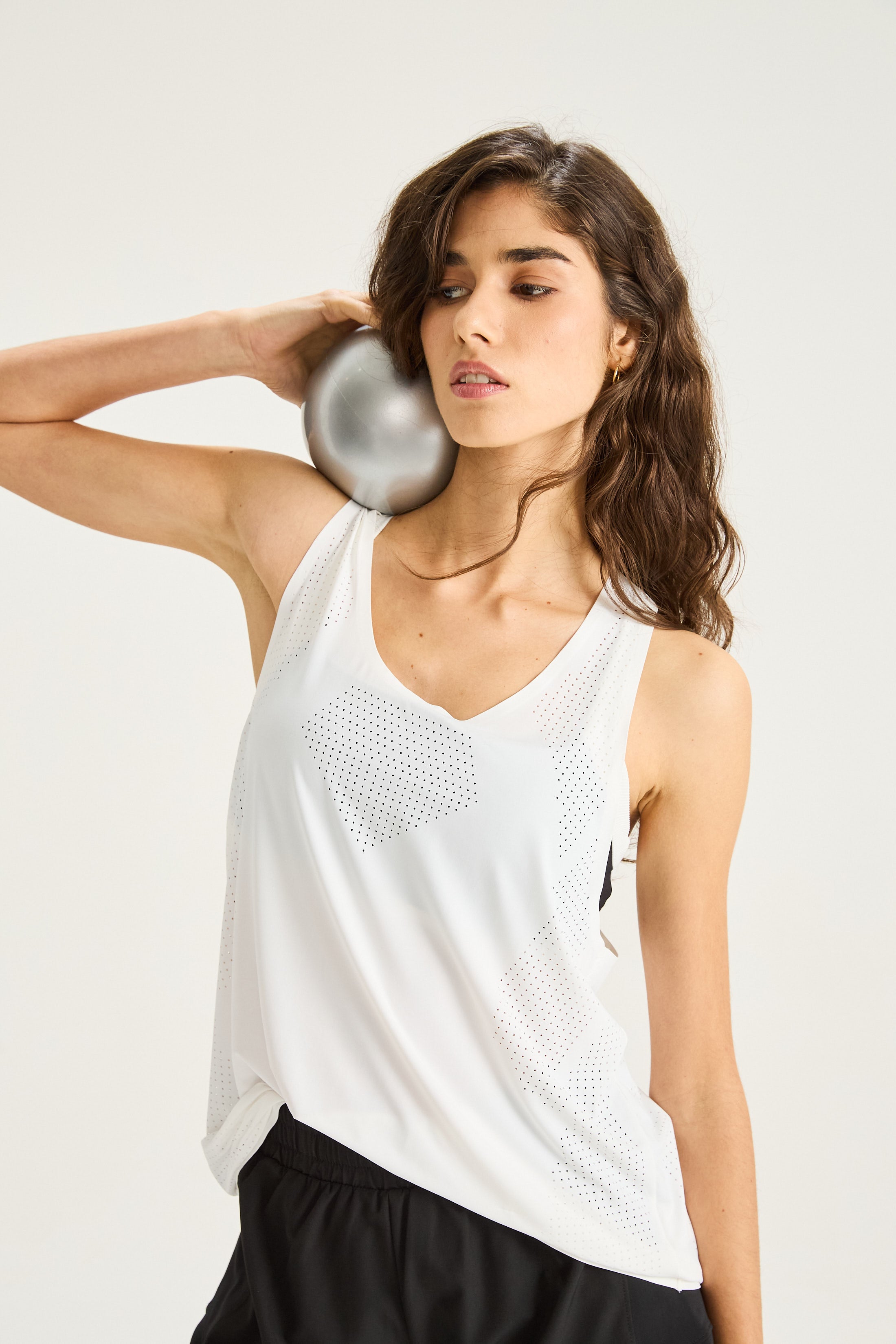 Remera Sin Mangas Breath - PureSkin® - Blanco