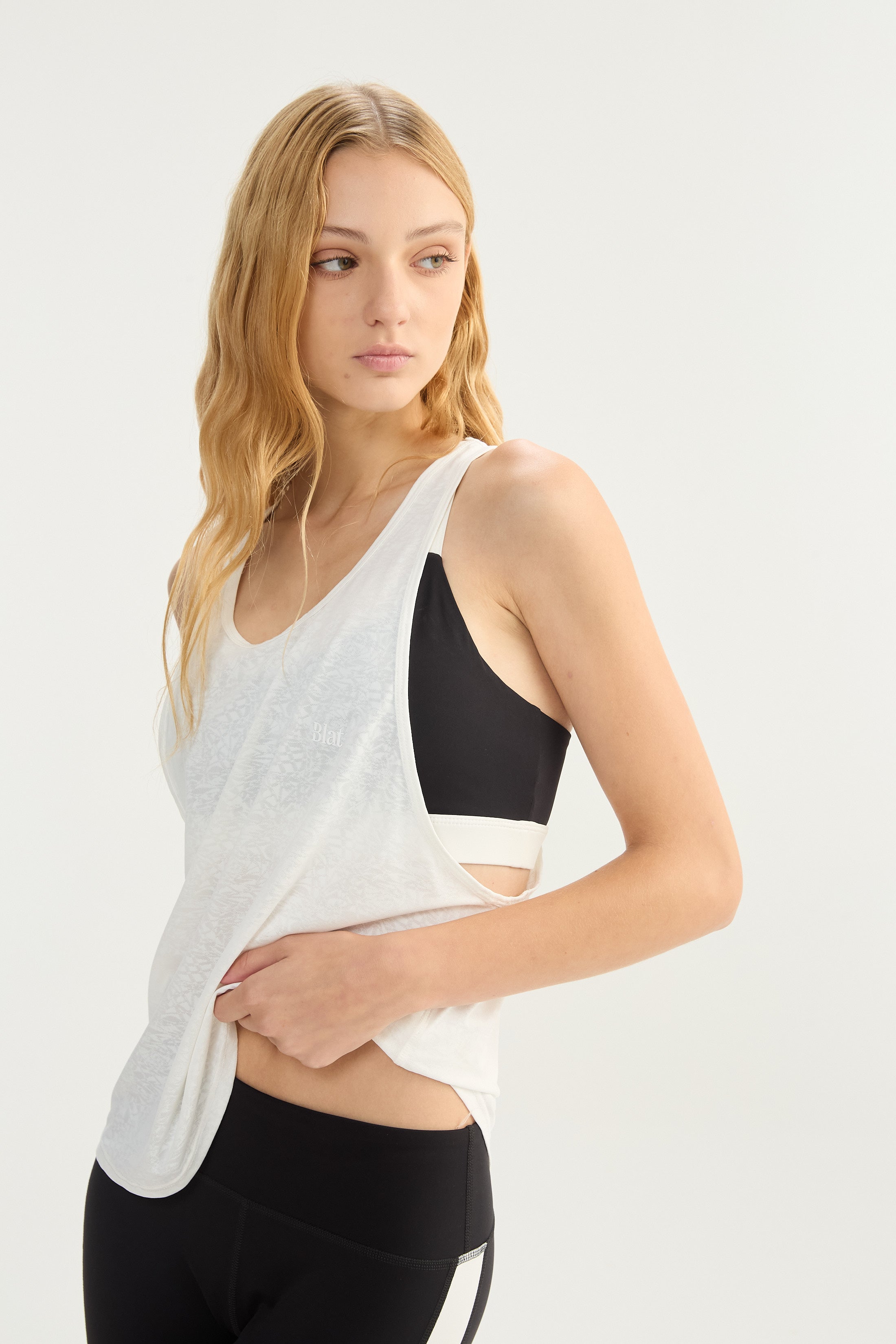 Remera Sin Mangas OV - PureSkin® - Blanco