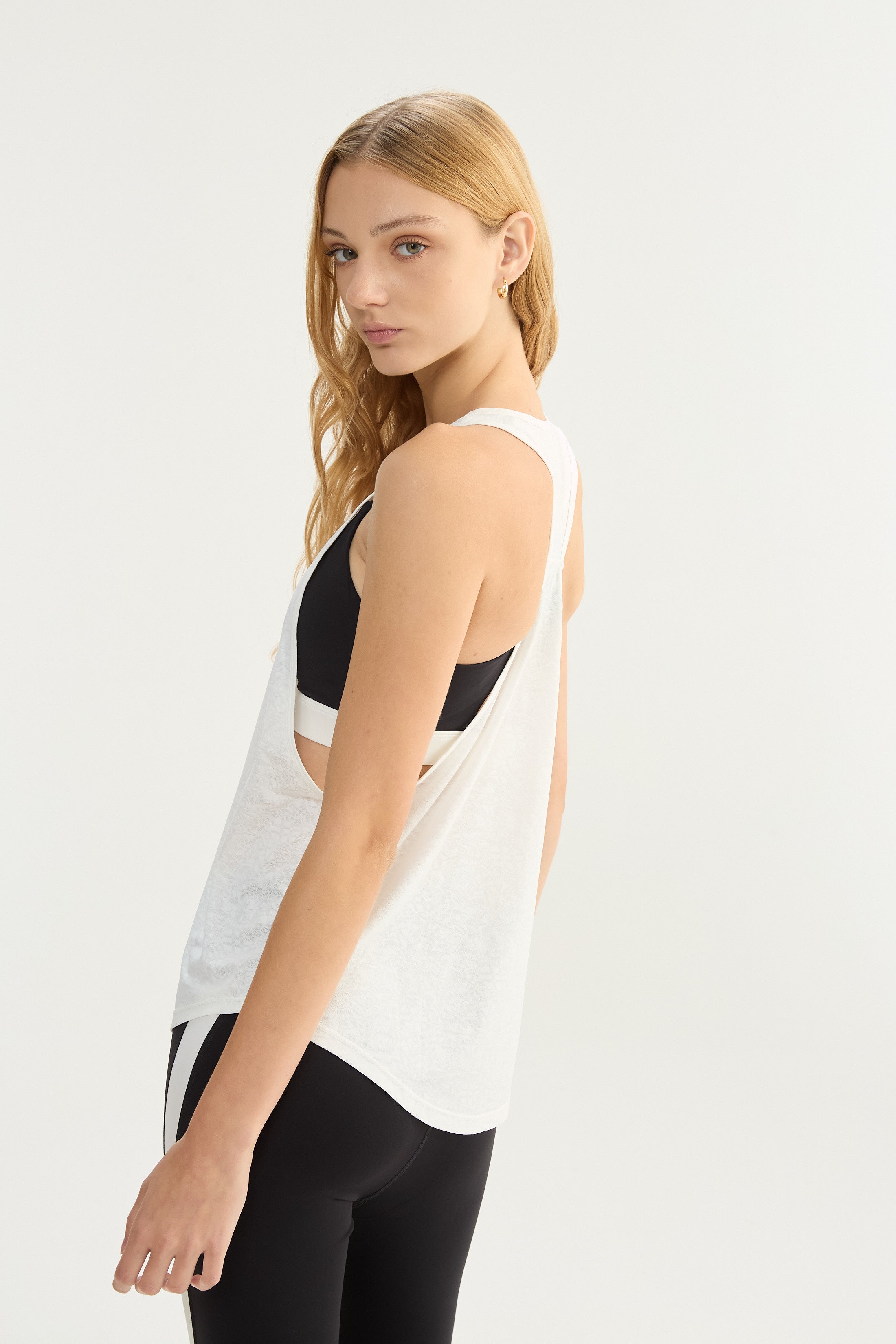 Remera Sin Mangas OV - PureSkin® - Blanco
