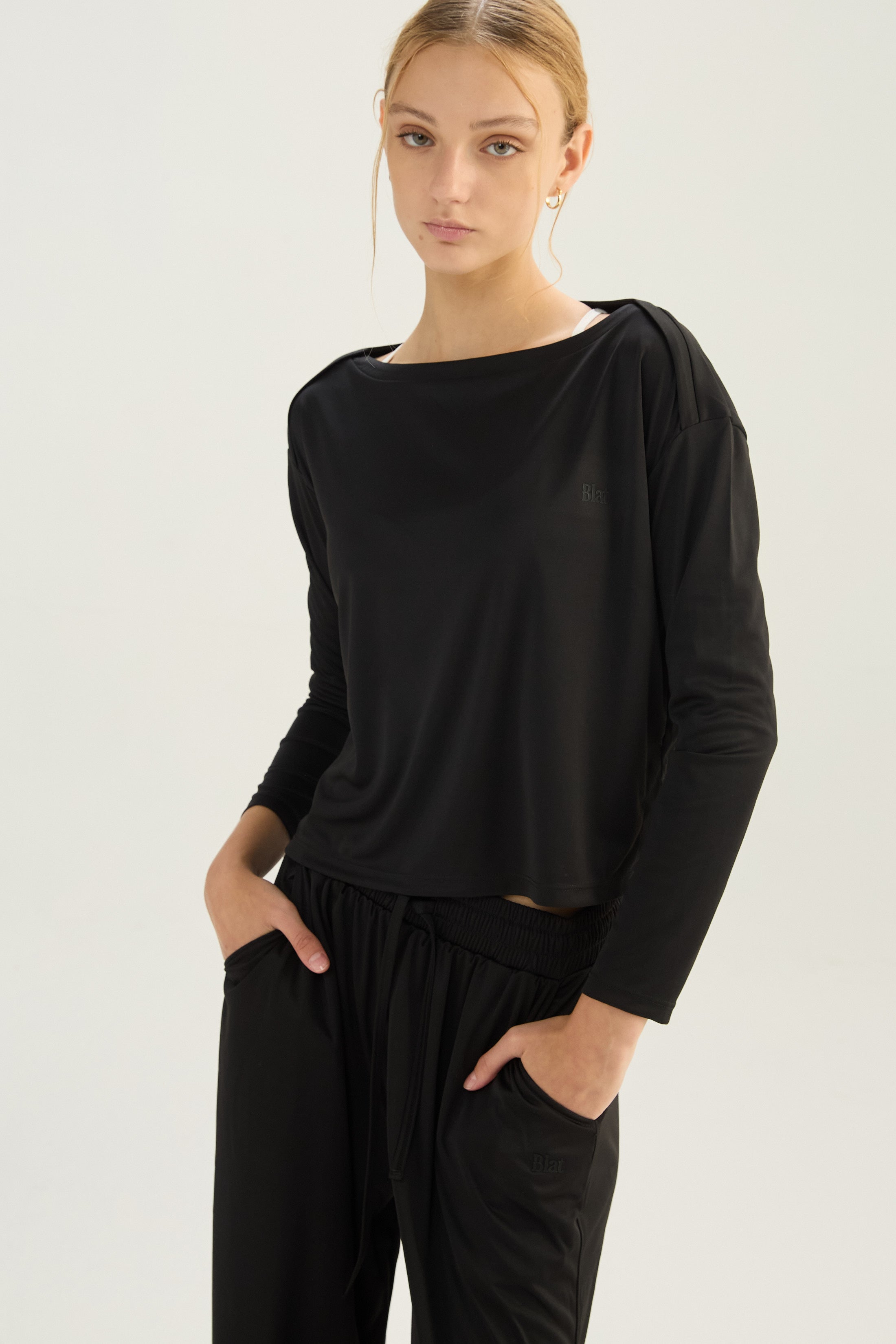 Buzo Jumper Streamline - PureSkin® - Negro
