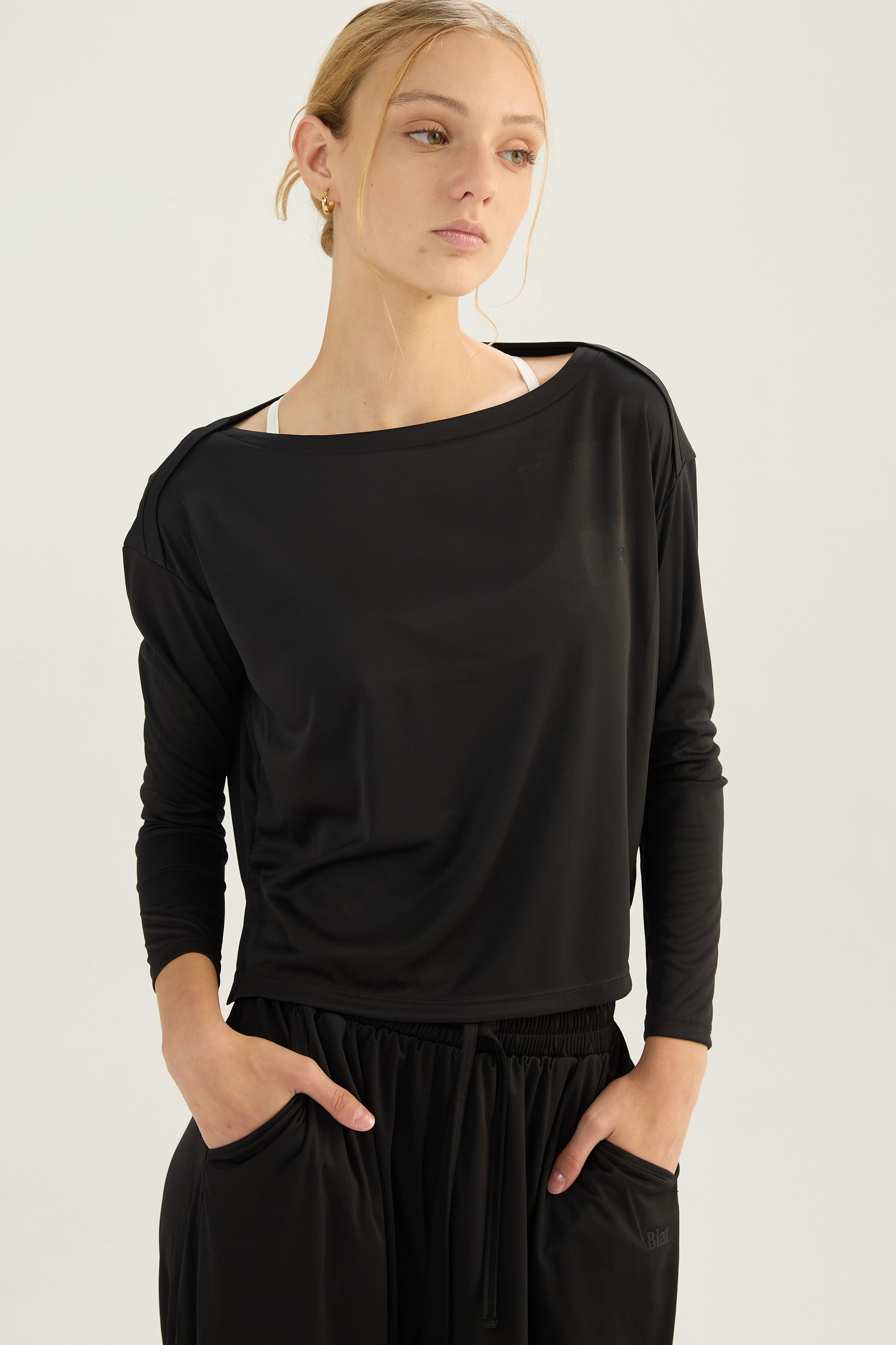 Buzo Jumper Streamline - PureSkin® - Negro