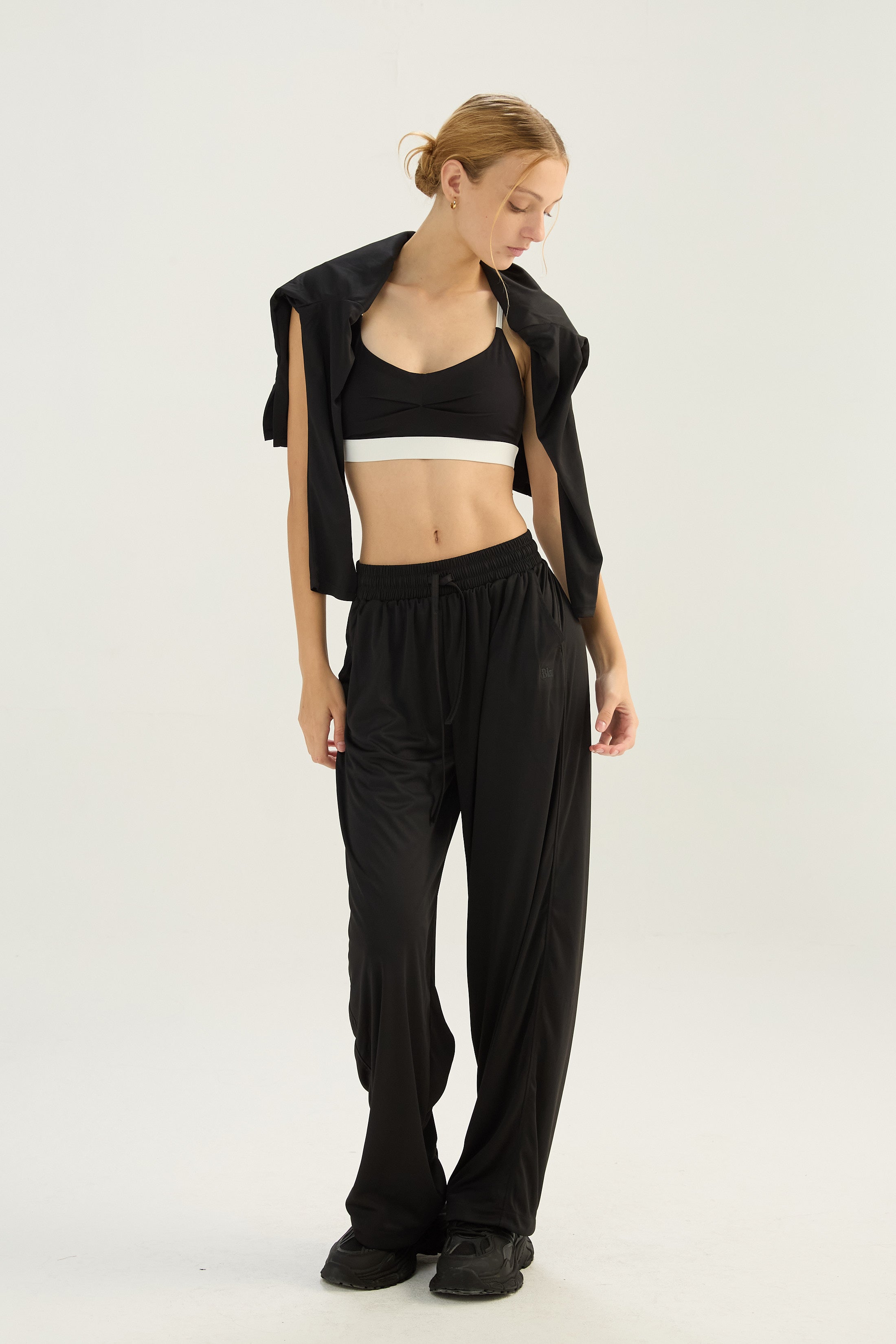 Pantalón Wide Streamline - PureSkin® - Negro