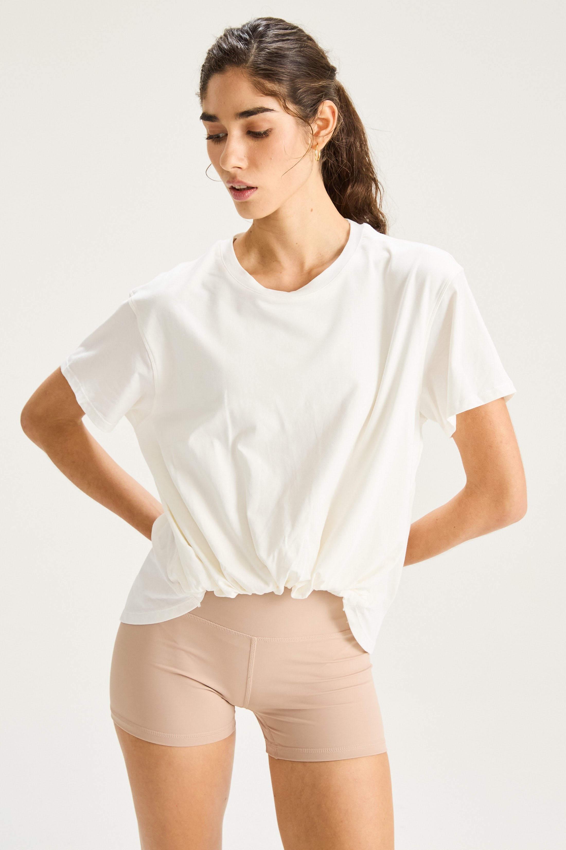 Remera Cinch - TechKnit® - Blanco