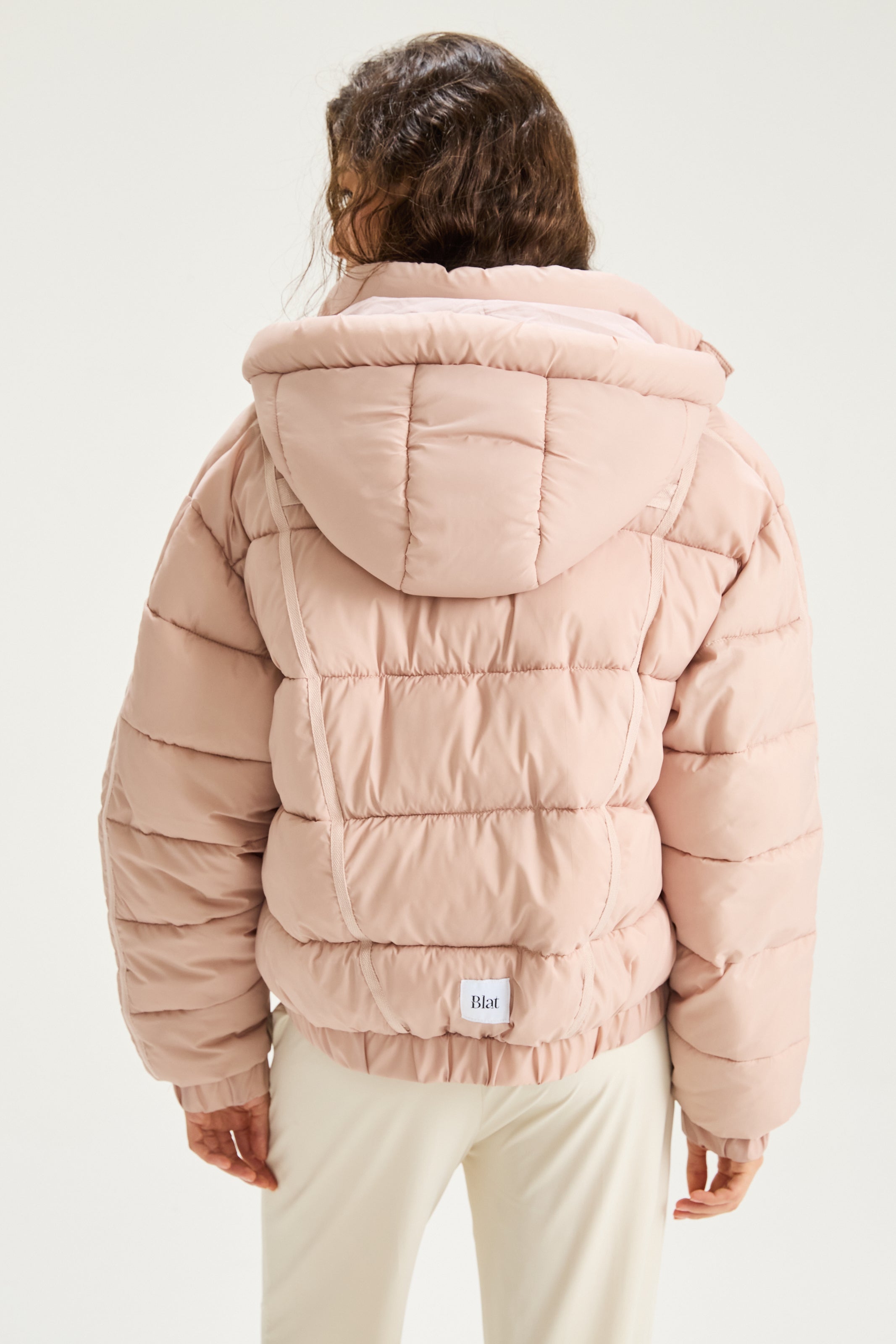 Campera con Capucha Frame - Tierra