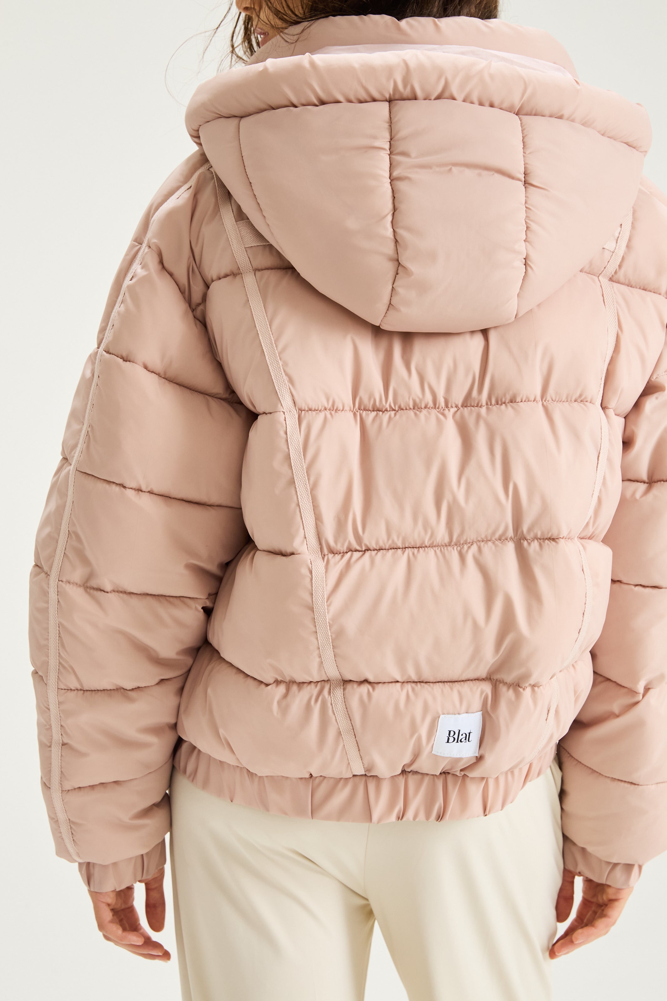 Campera con Capucha Frame - Tierra