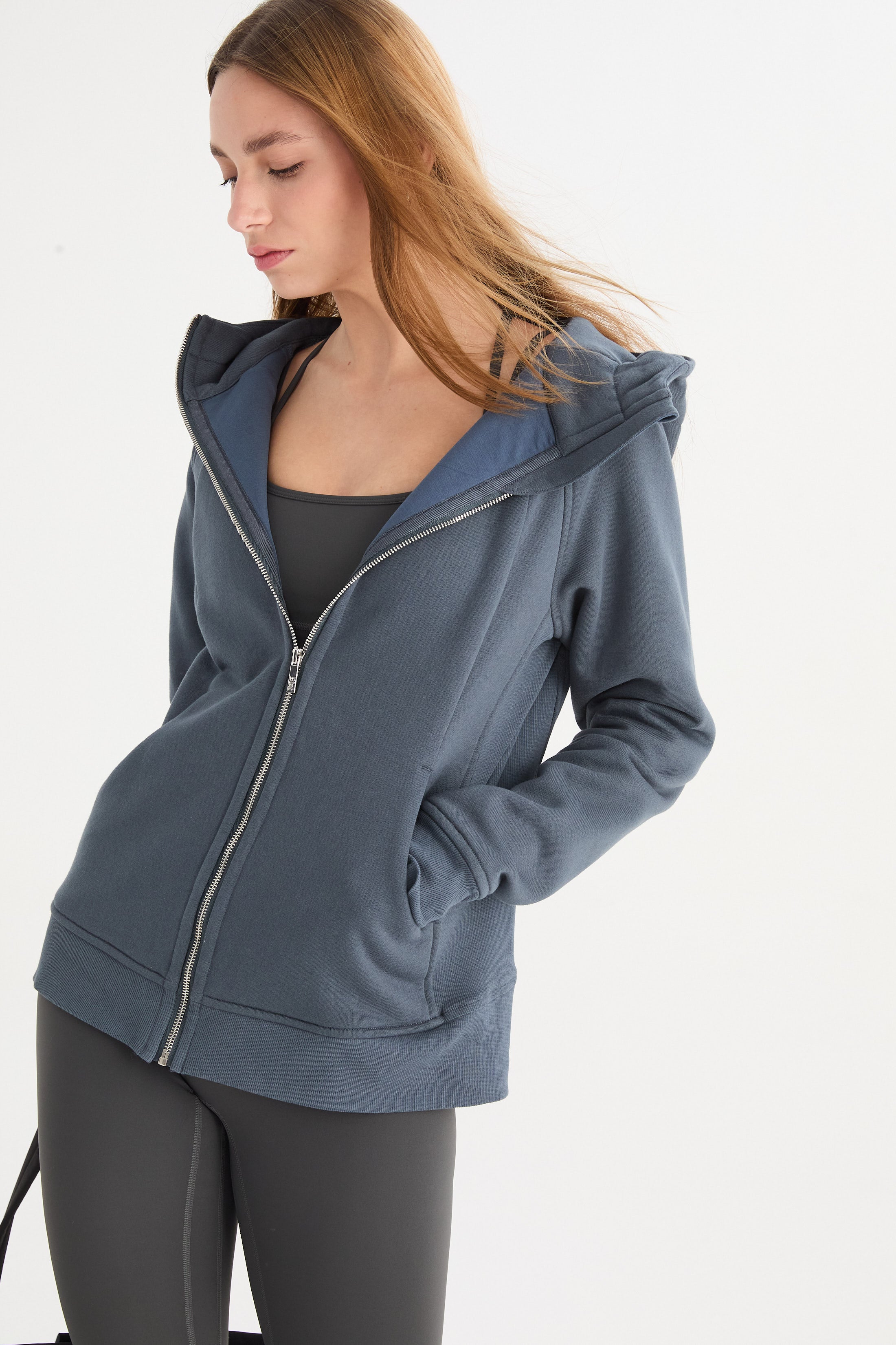 Campera Tirza - TechKnit® - Gris oscuro