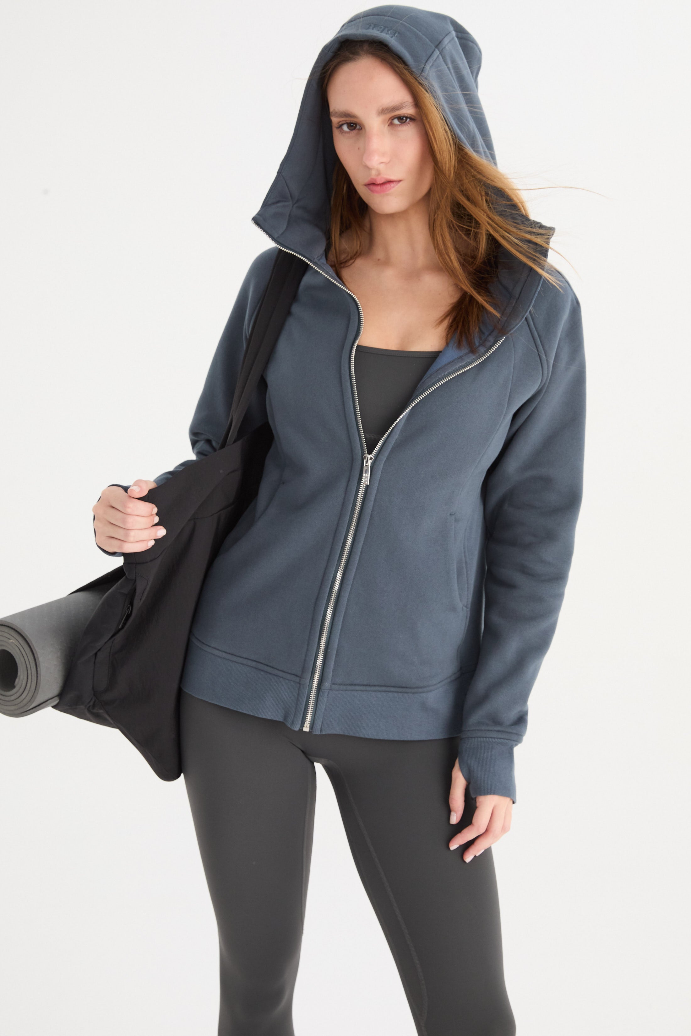 Campera Tirza - TechKnit® - Gris oscuro