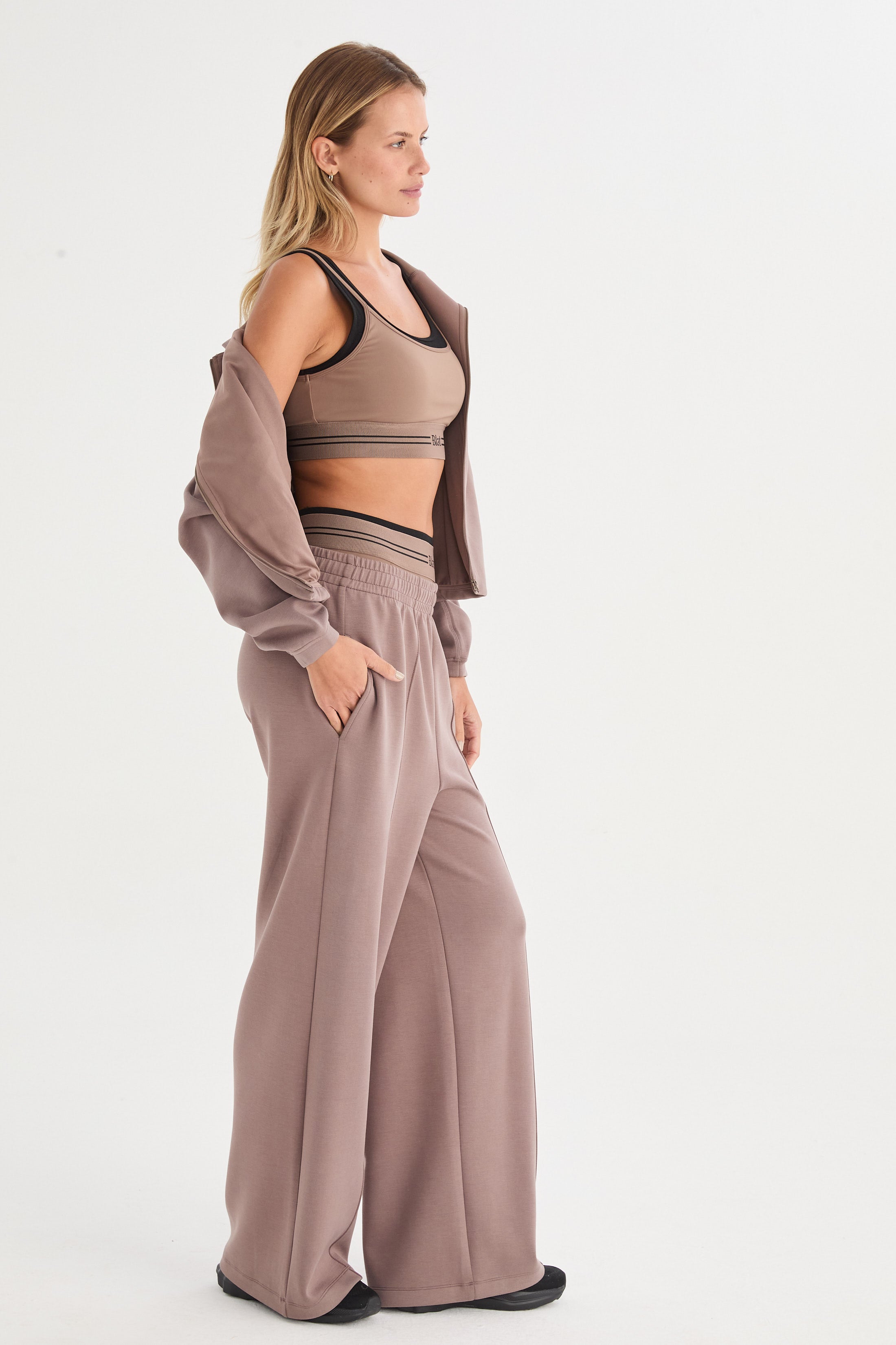 Pantalon Maia - TechKnit® - Expresso