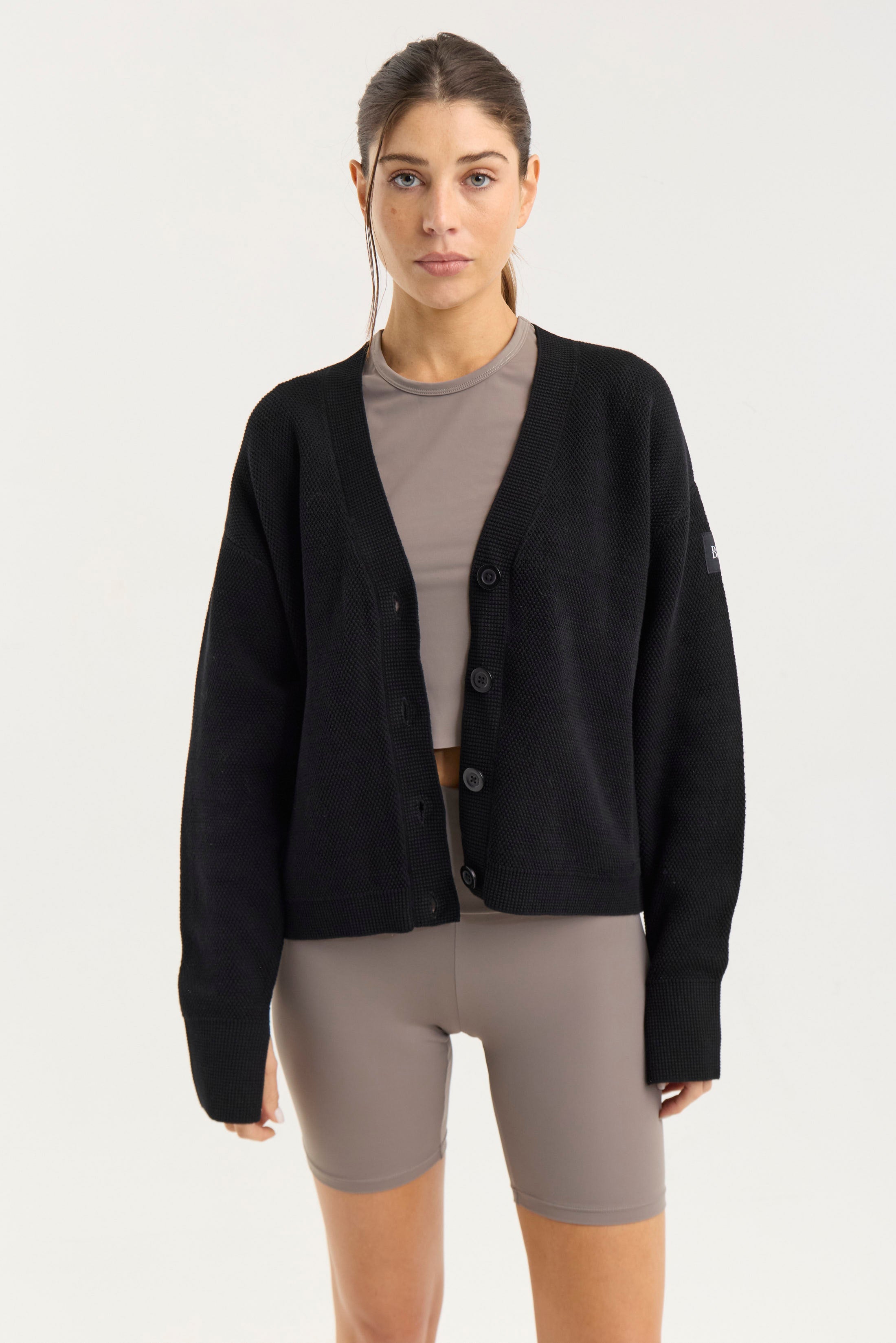Cardigan Poise N - Negro