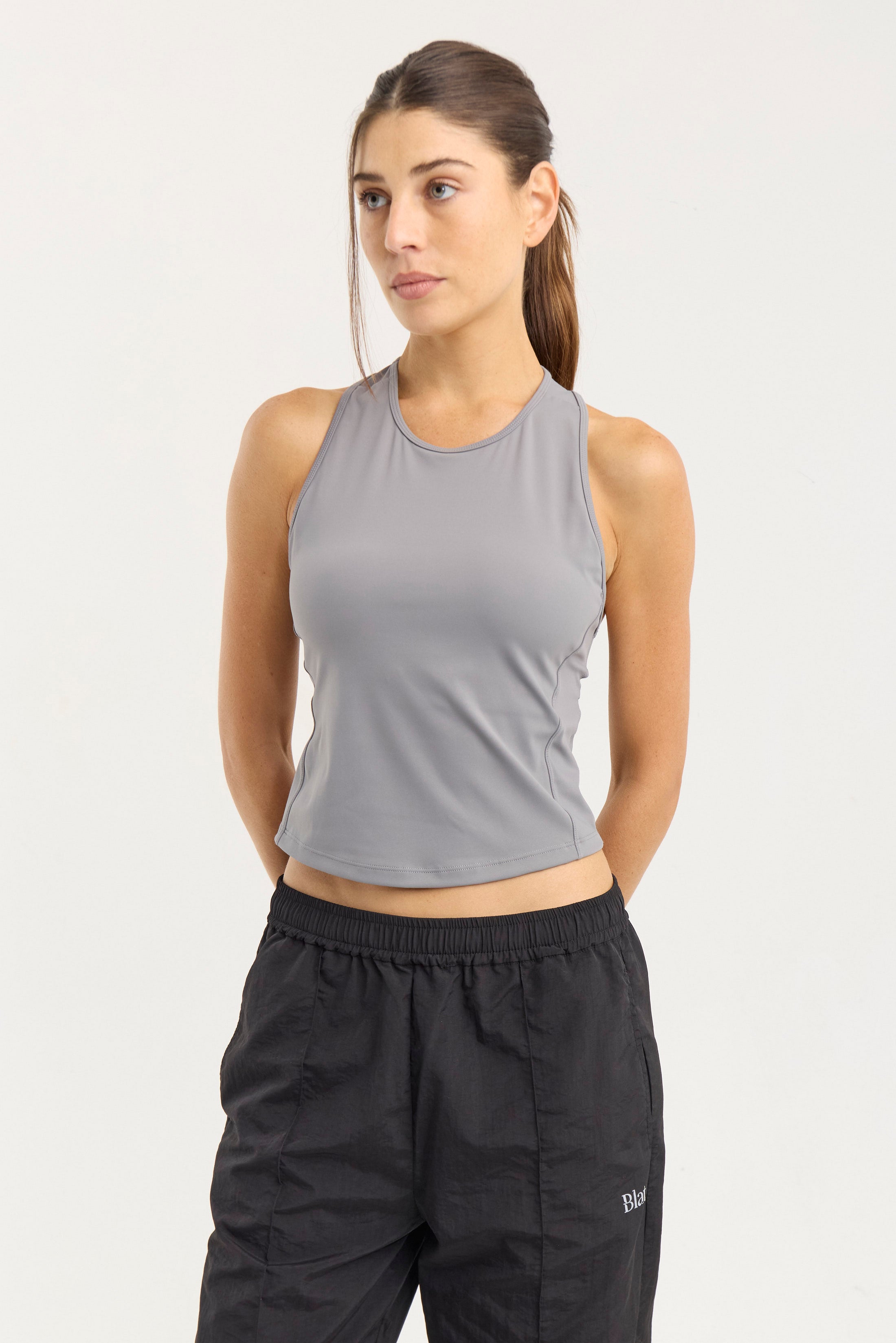 Musculosa Moss - PureSkin® - Gris Ceniza