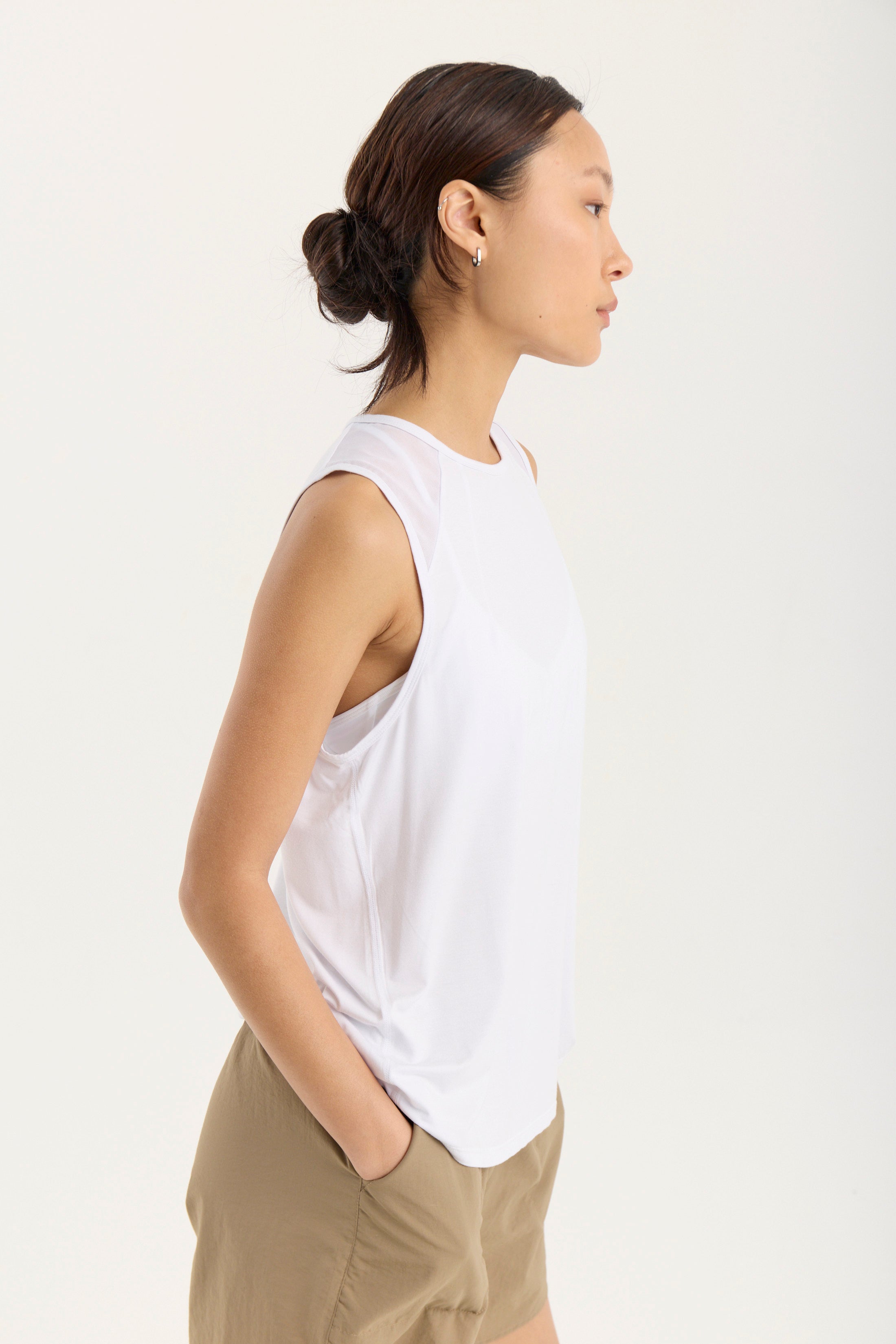 Musculosa Glow - Blanco