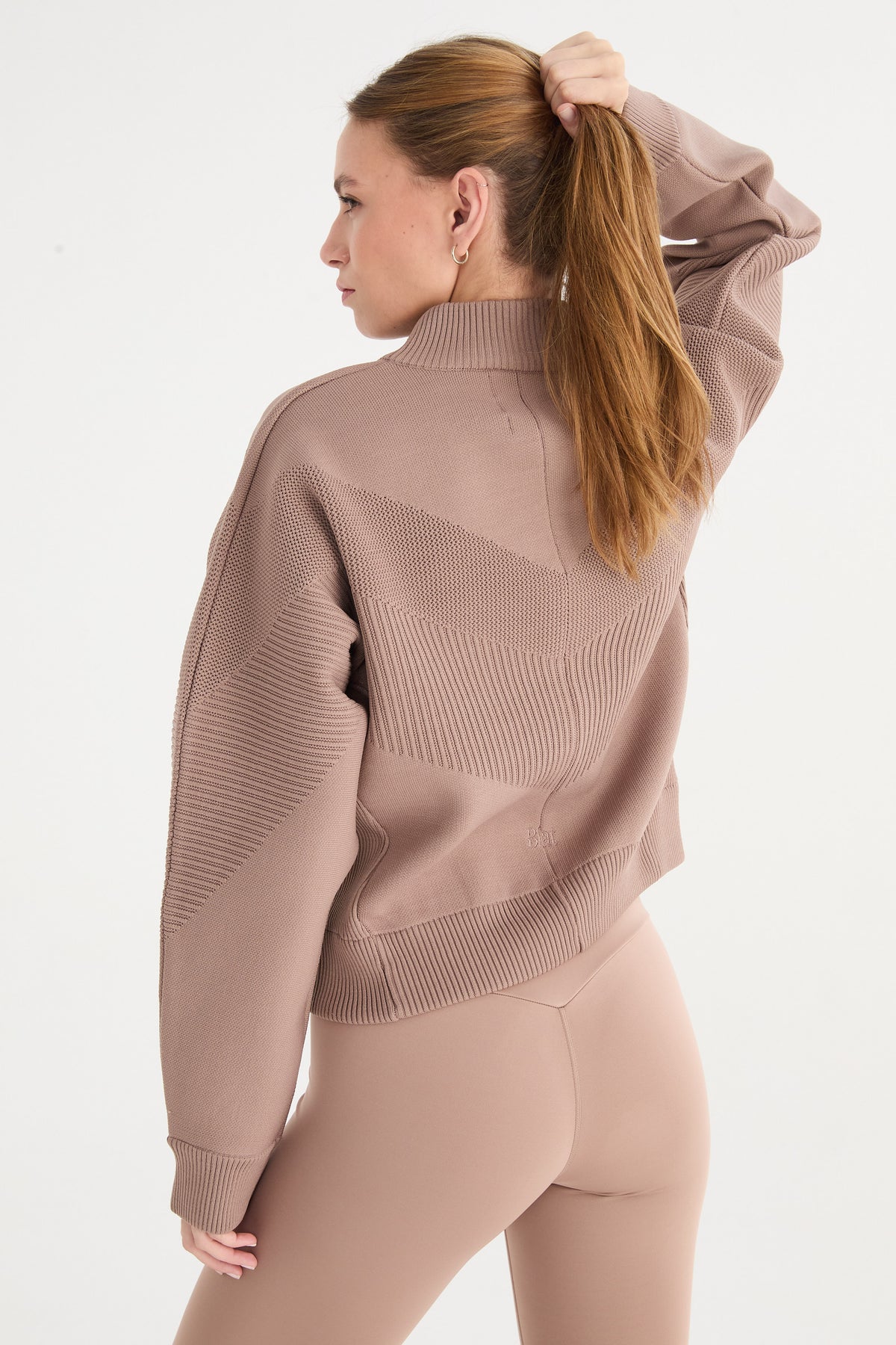 Buzo Con Cierre Lyren - Knitwear® - Visón