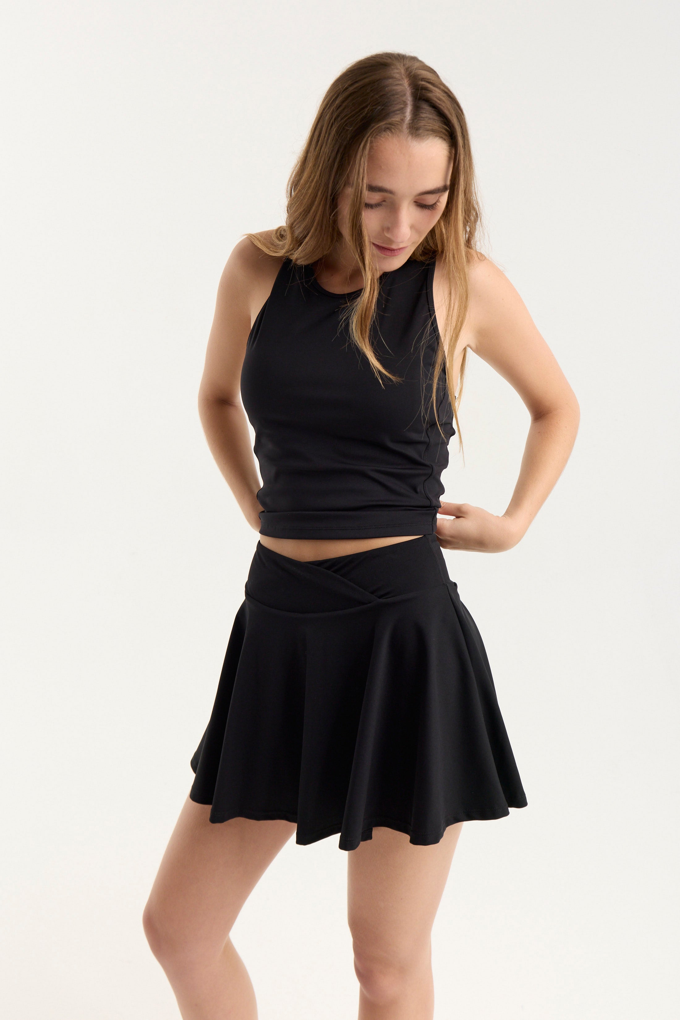 Musculosa Moss - PureSkin® - Negro