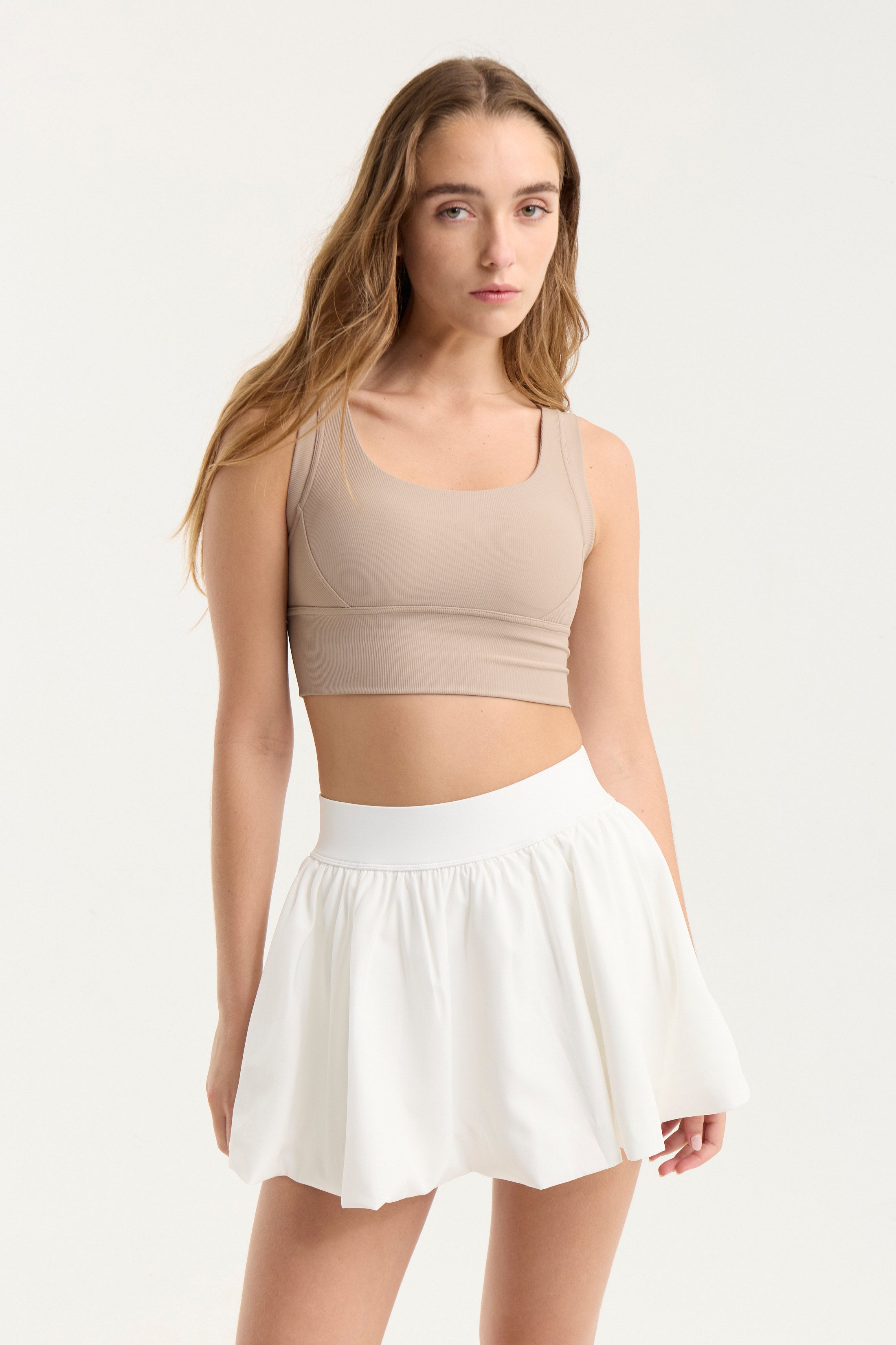 Pollera Brisk - Blanco