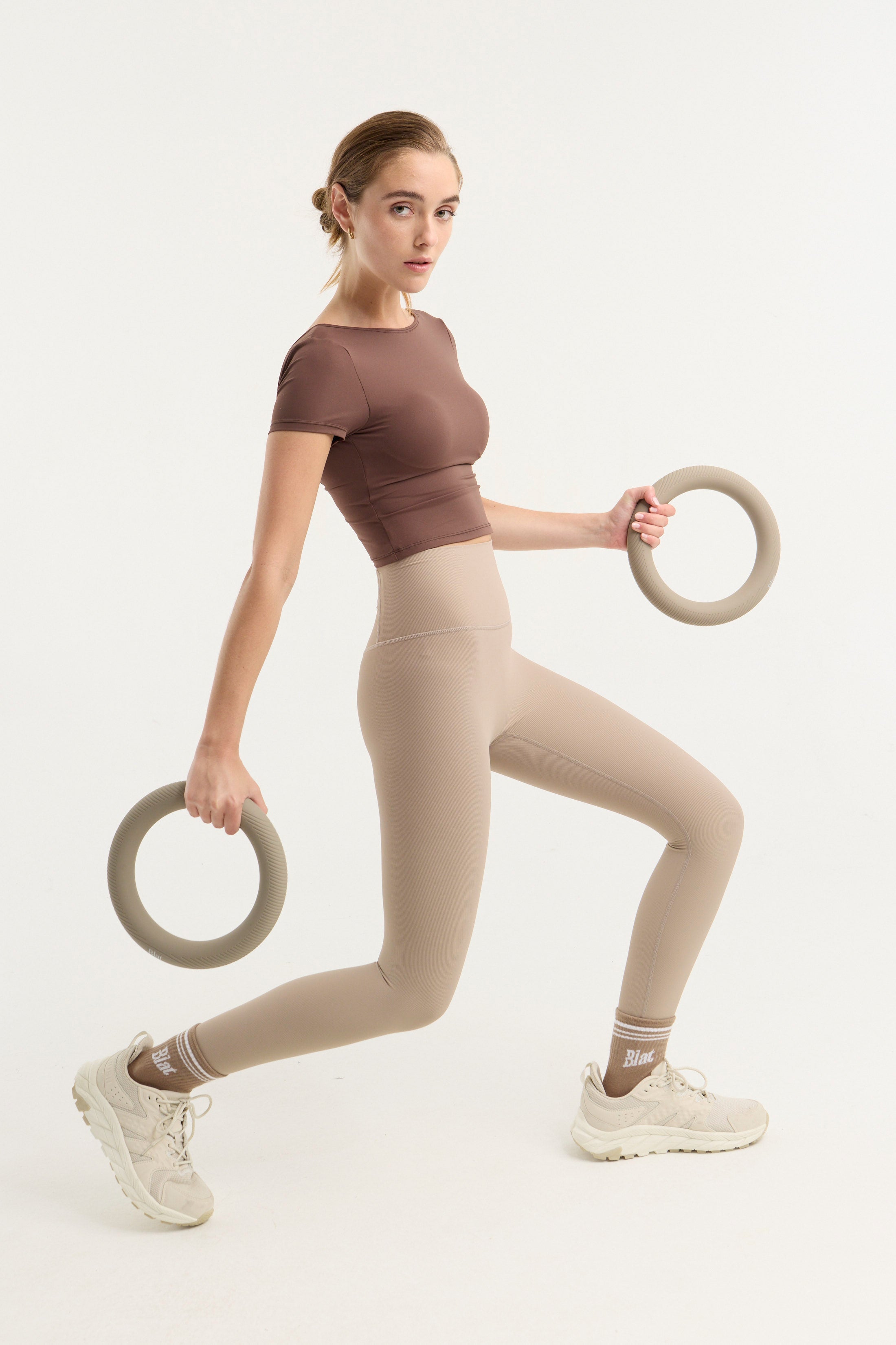 Top Manga Corta Backless - PureSkin® - Chocolate