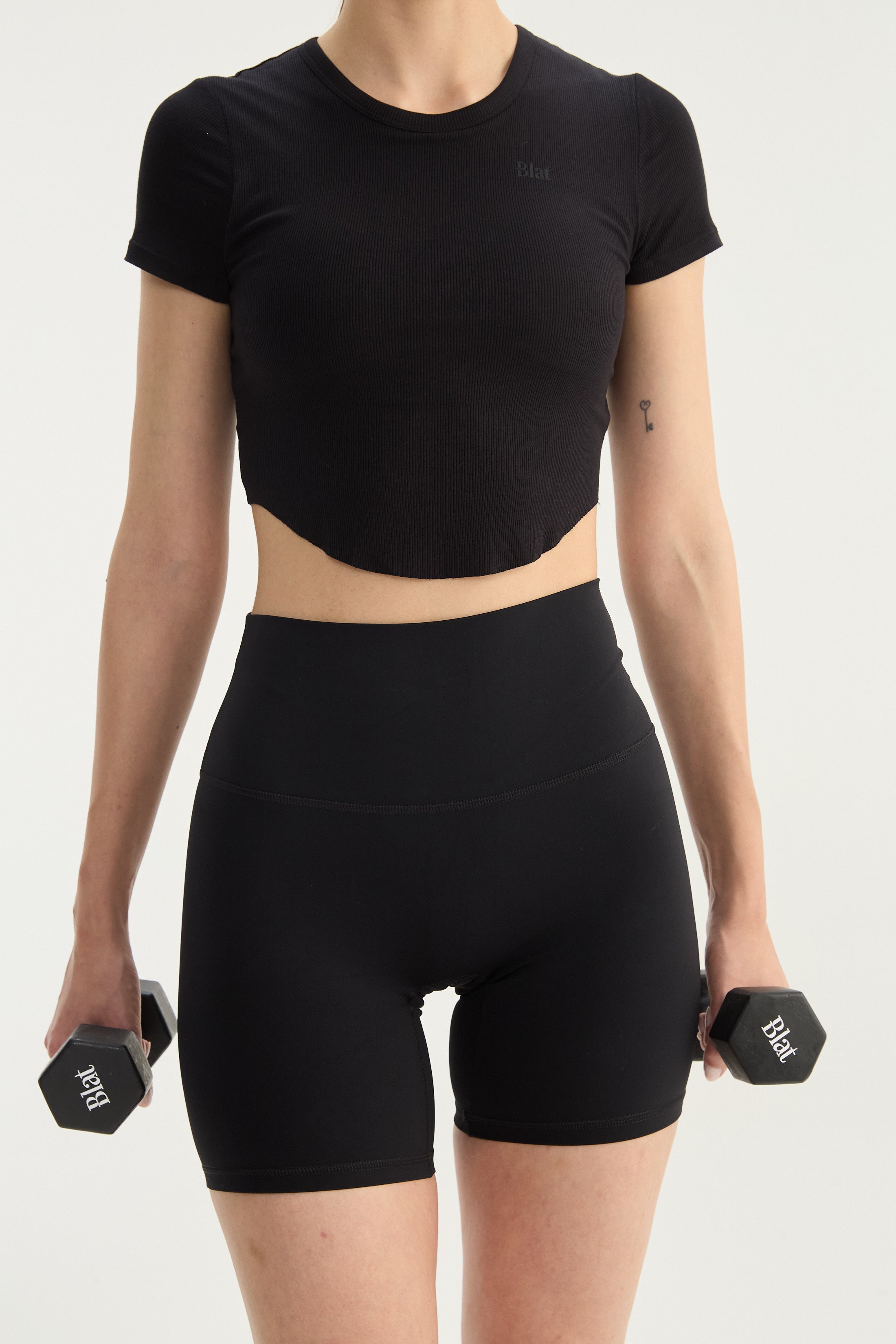 Remera Manga Corta Edge - Negro