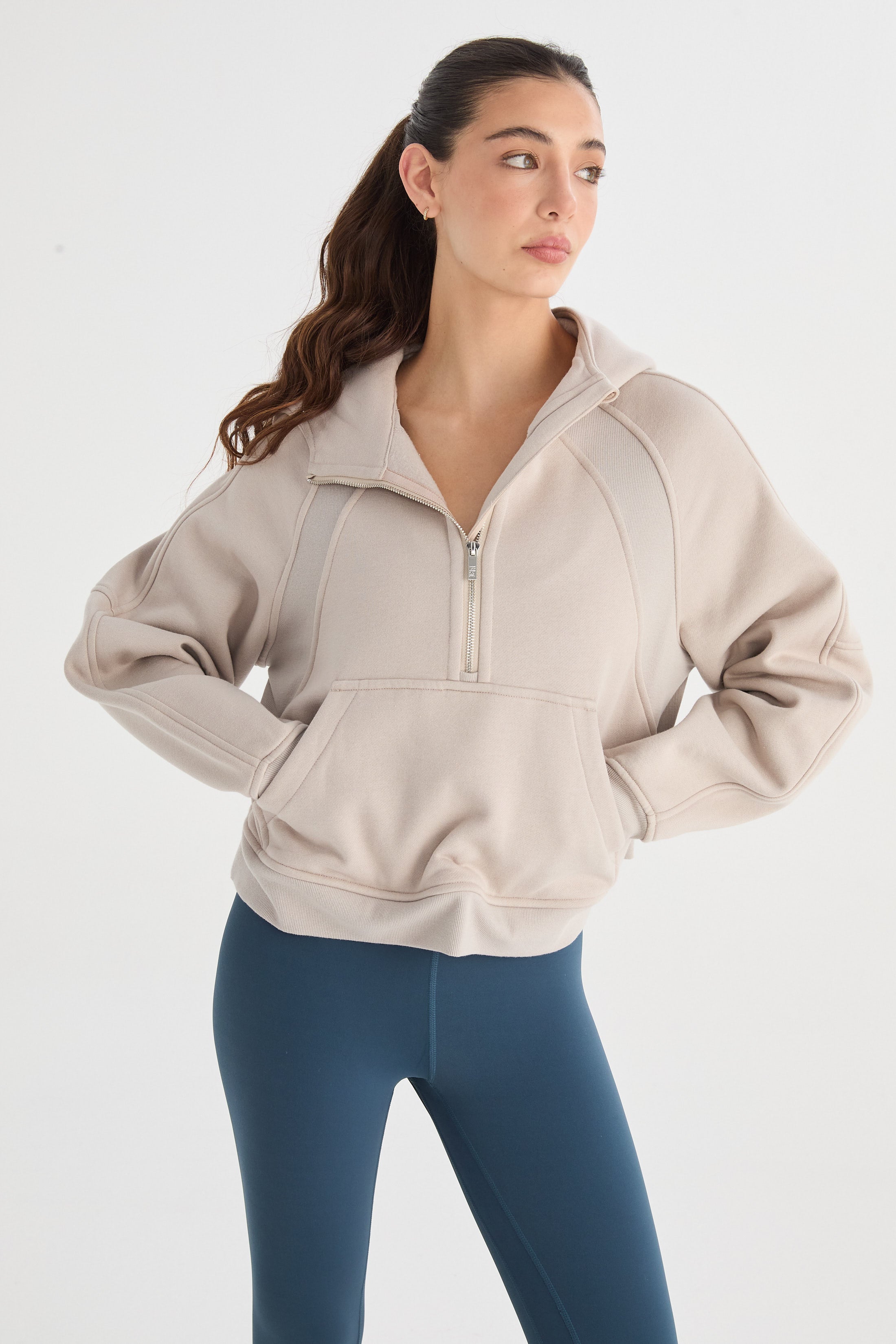 Hoodie Runae - TechKnit® - Visón