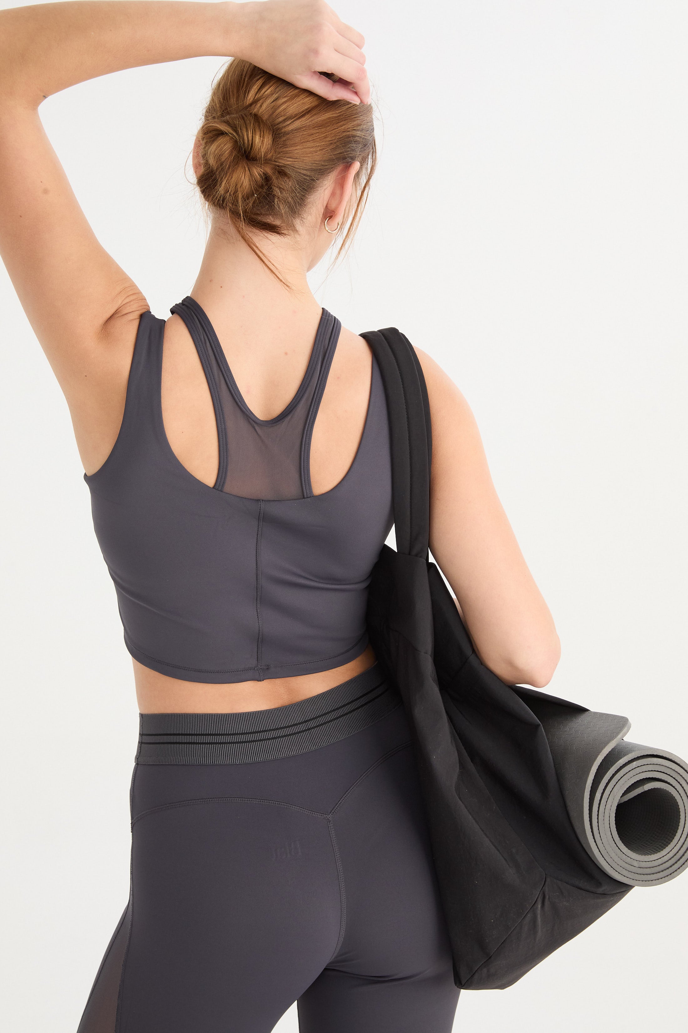 Top Doble Nysa - PureSkin® - Gris oscuro