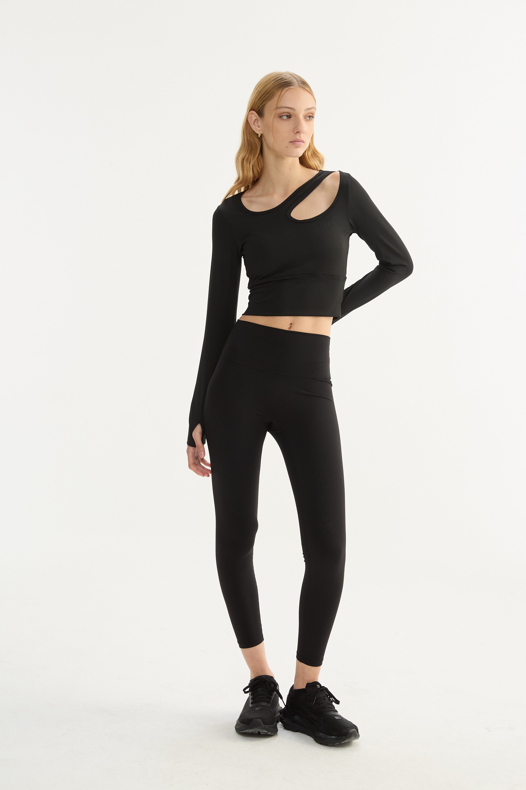 Top Manga Larga Eclipse - PureSkin® - Negro