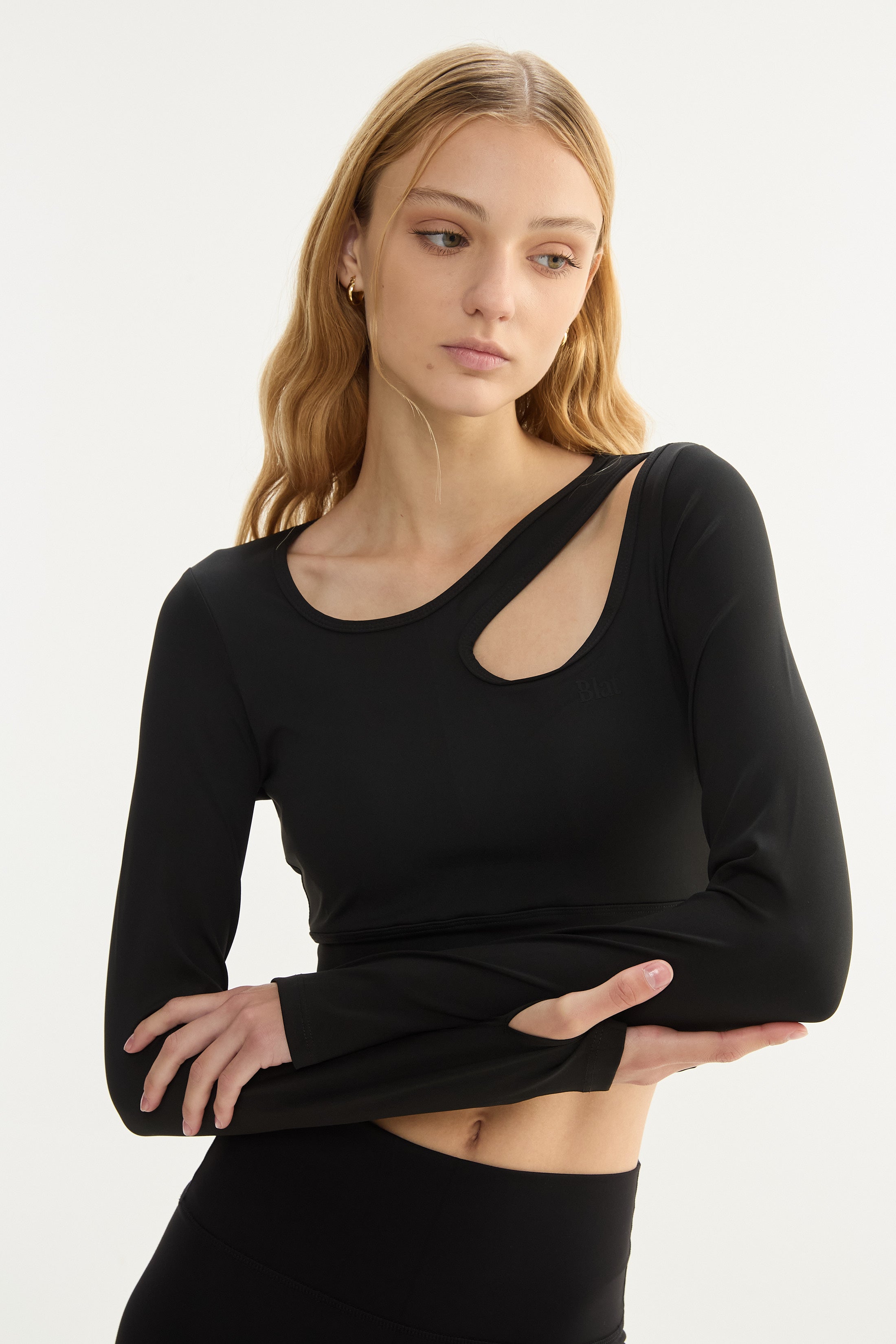 Top Manga Larga Eclipse - PureSkin® - Negro