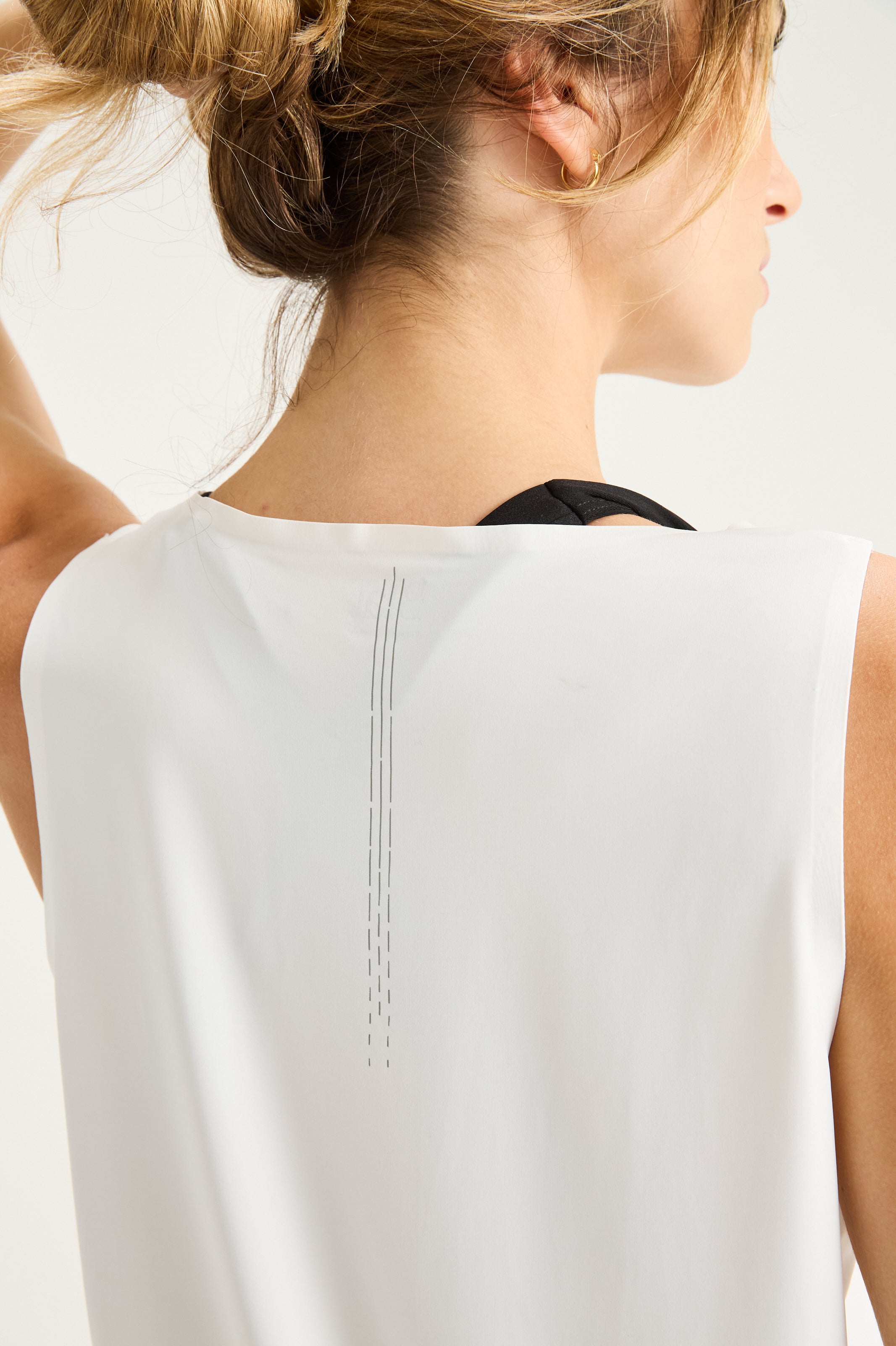 Remera Sin Mangas Breath I - PureSkin® - Blanco