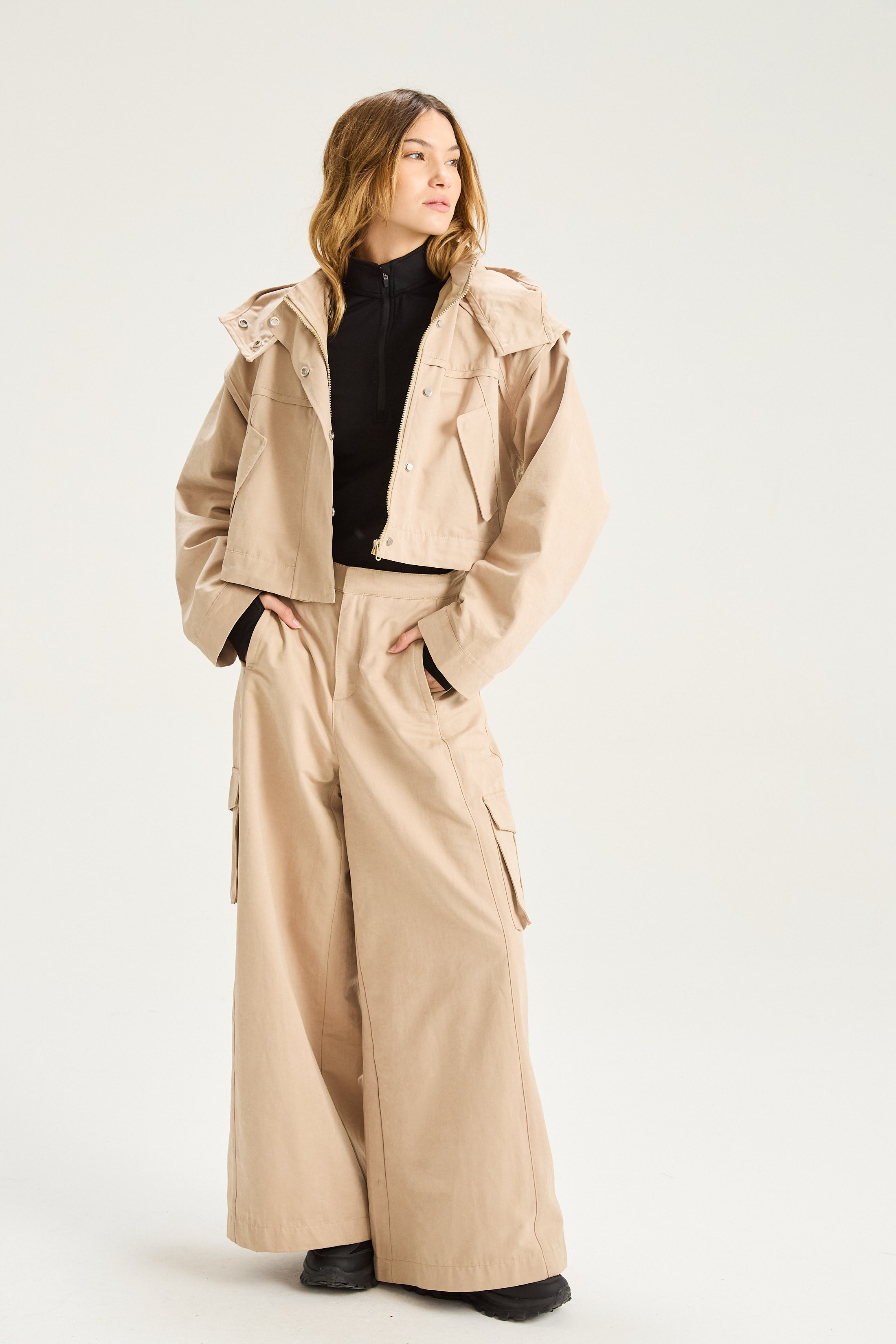 Campera Dusk - Camel