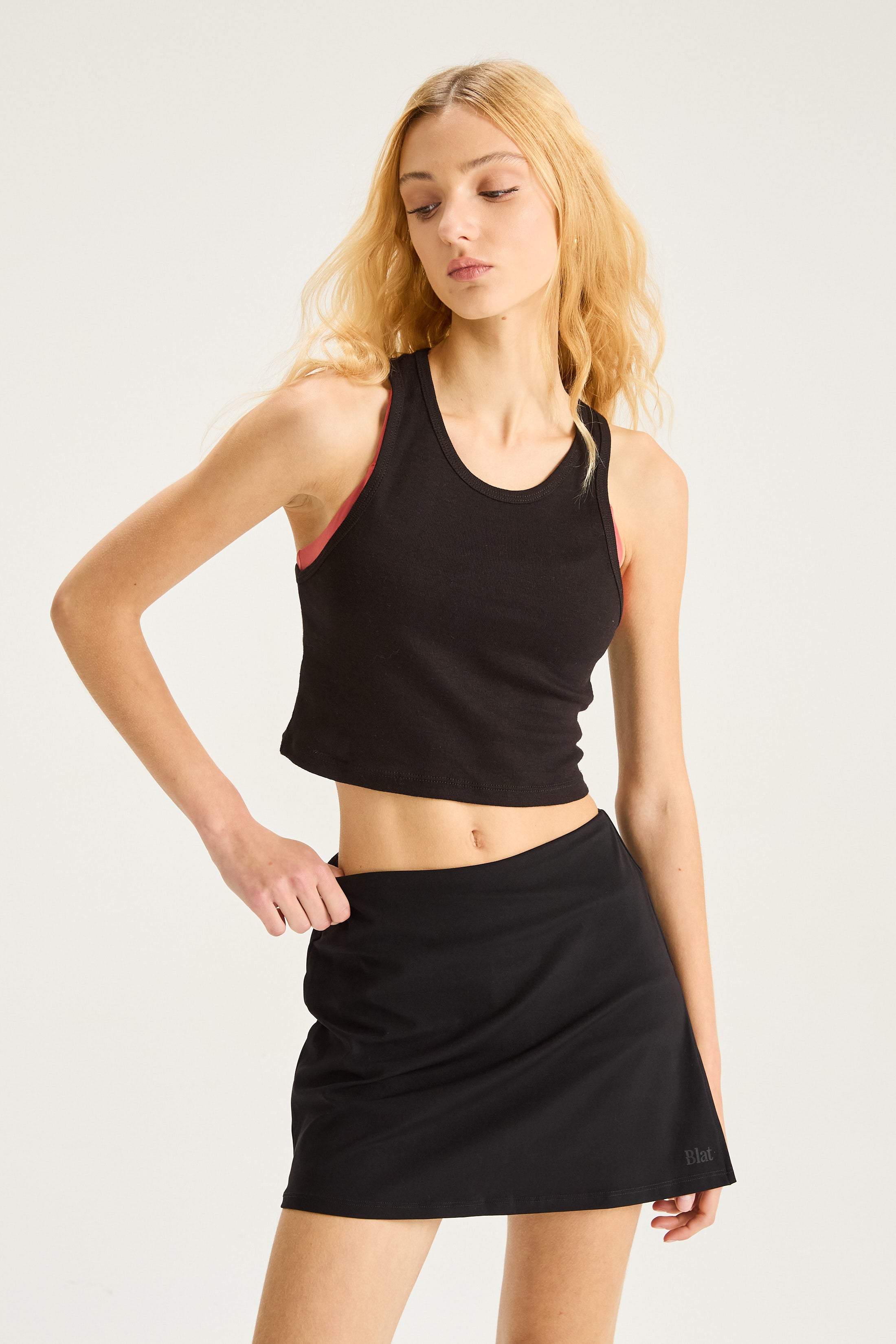 Pollera Skort Flow - PureSkin® - Negro